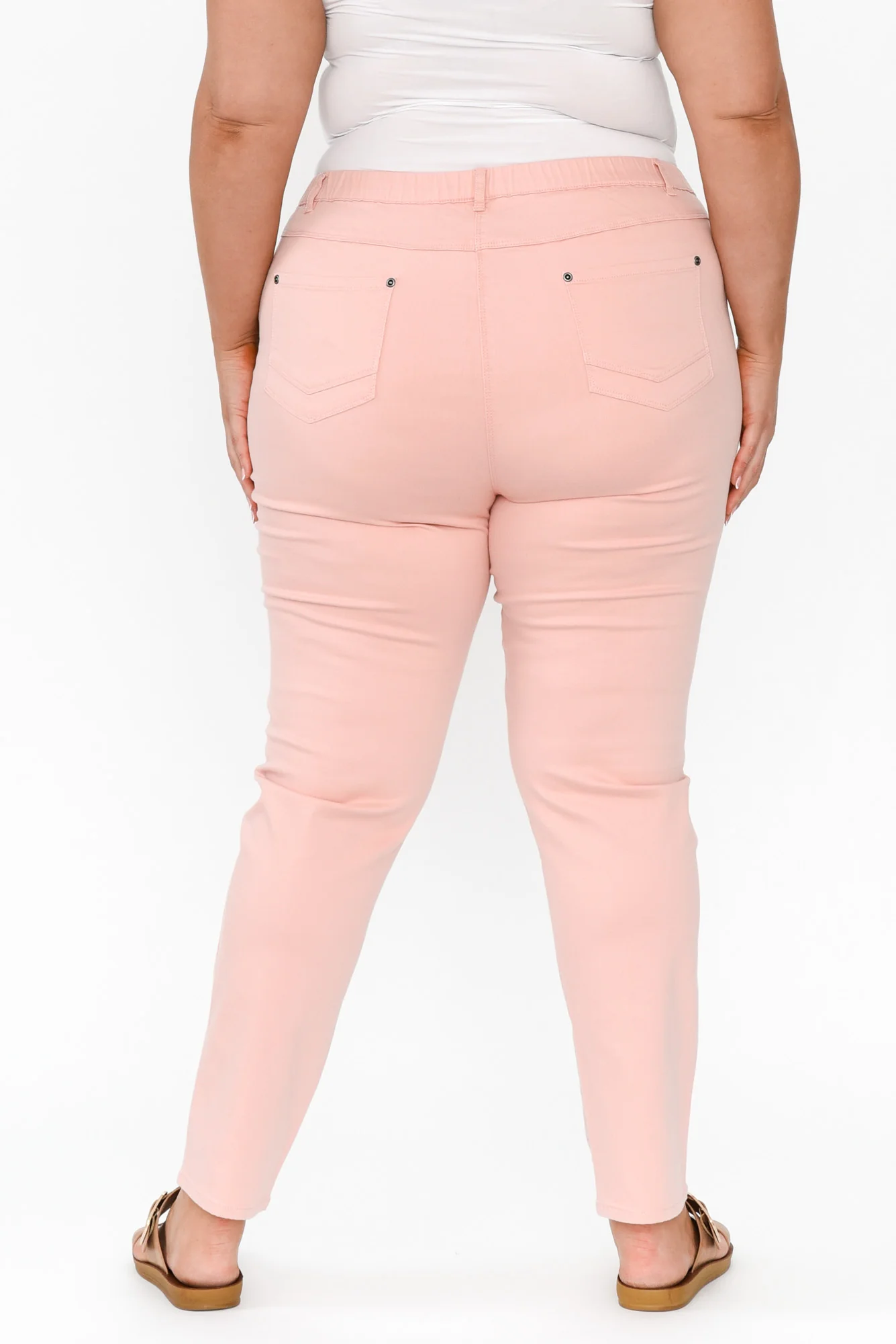 Reed Pink Stretch Cotton Pants