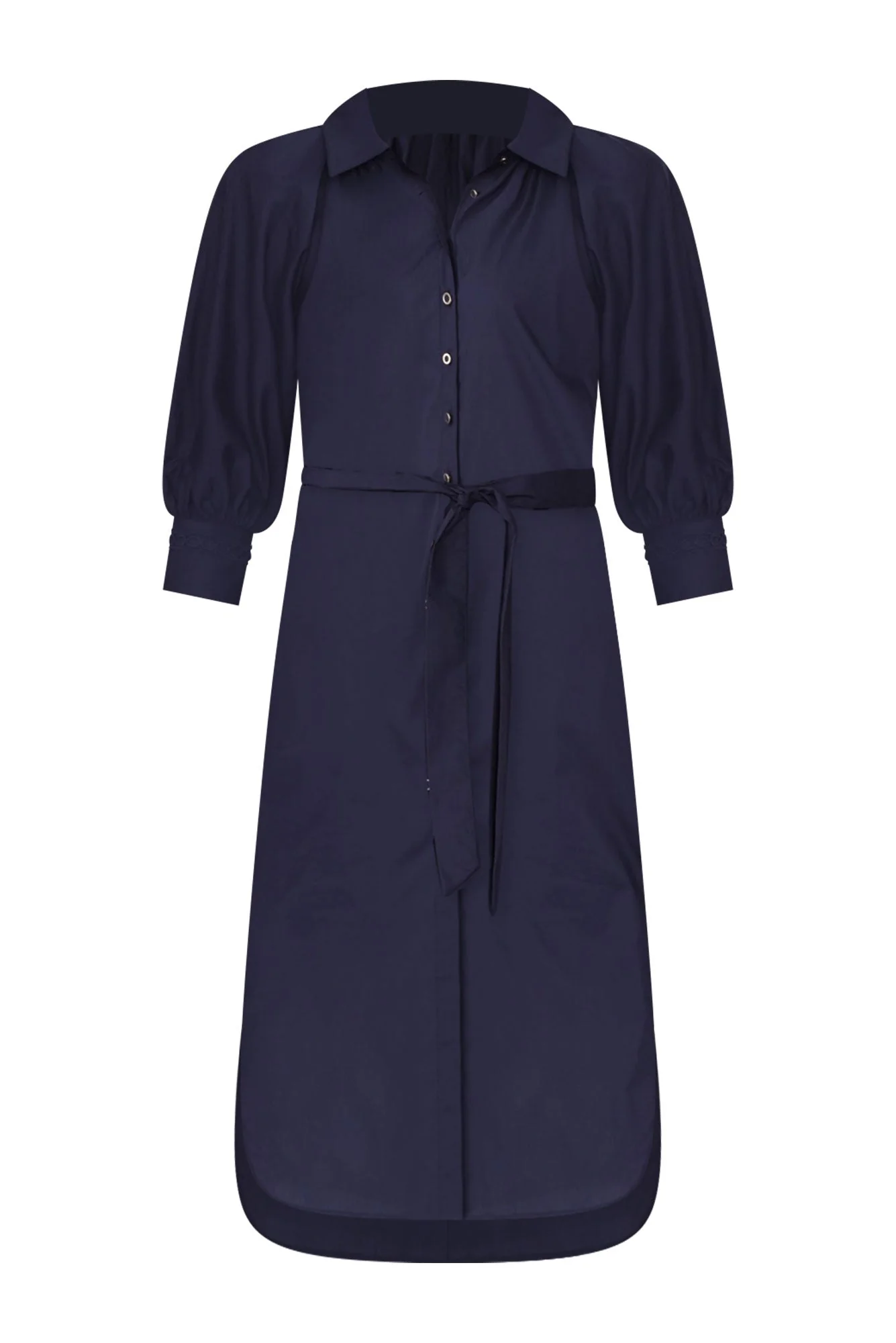Almighty Navy Shirt Dress