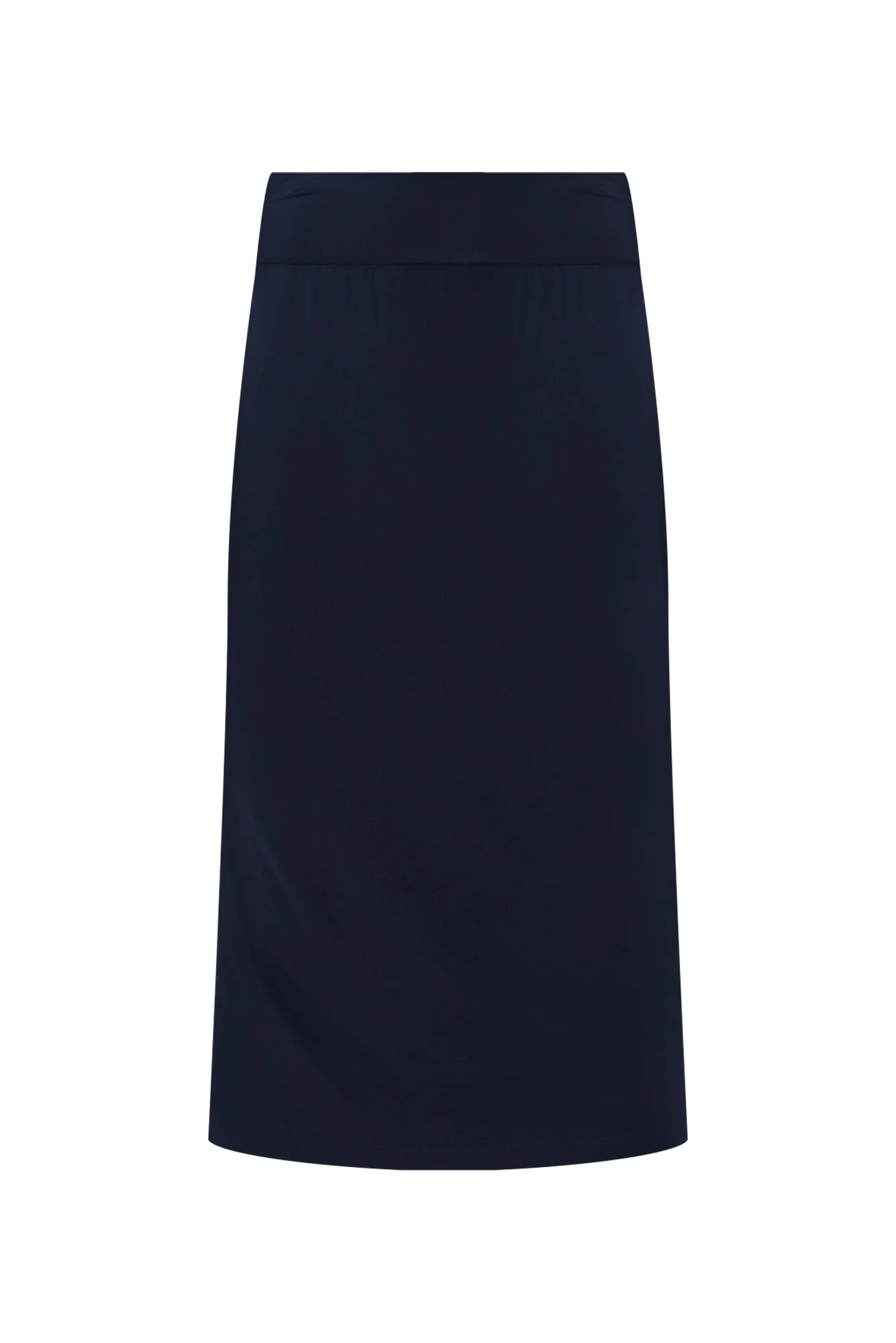 Navy Bamboo Maxi Tube Skirt