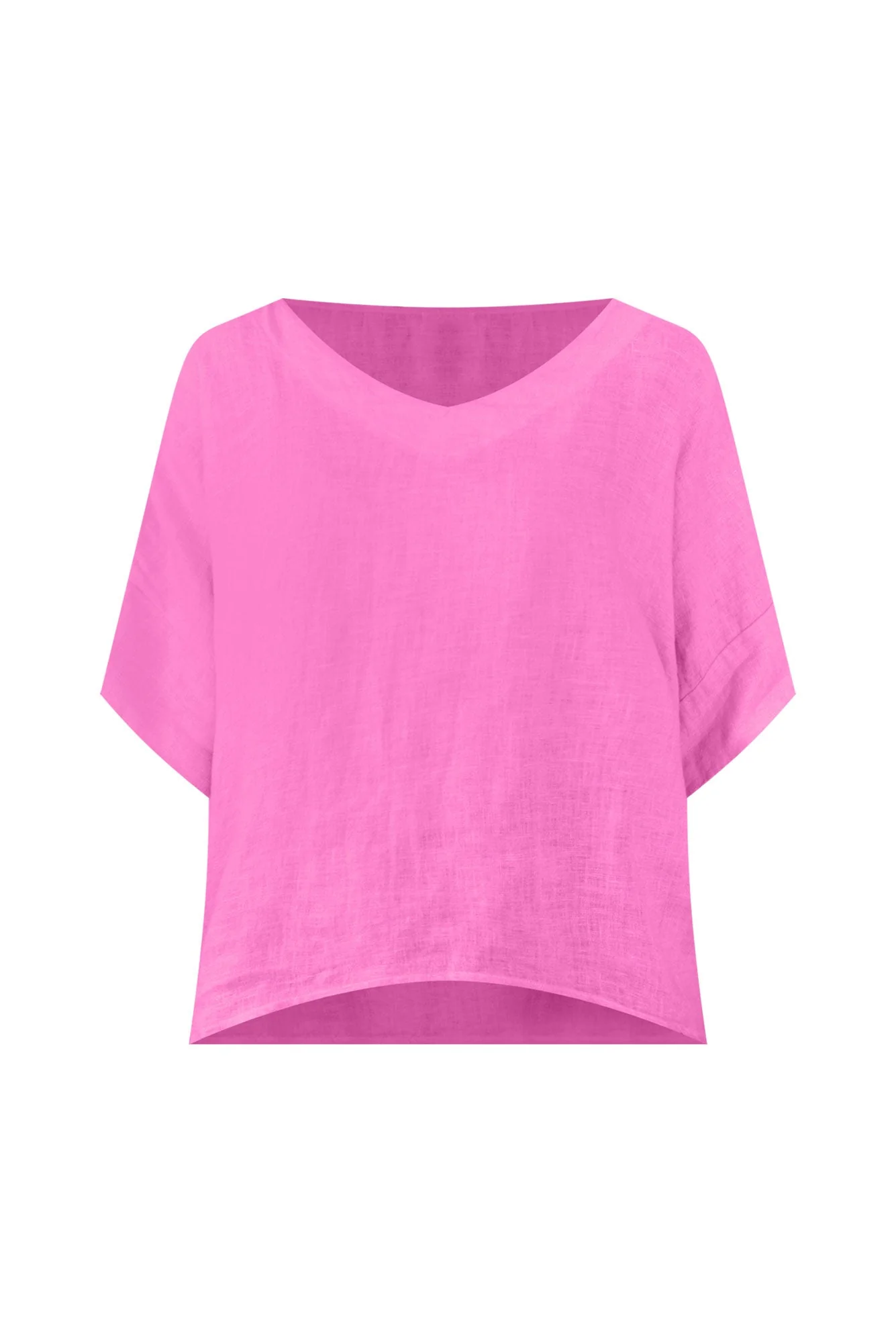 Kiro Pink Linen Top