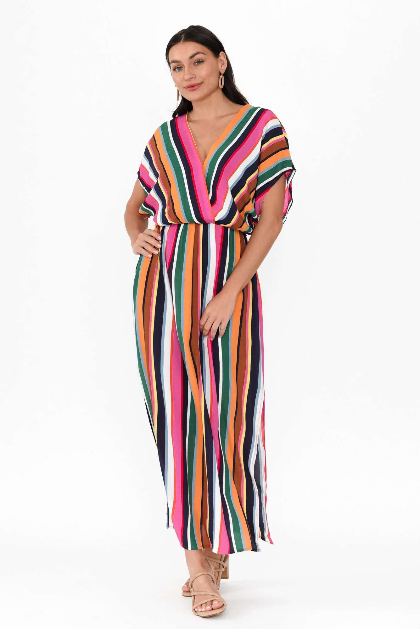 Dream Factory Multi Stripe Dress