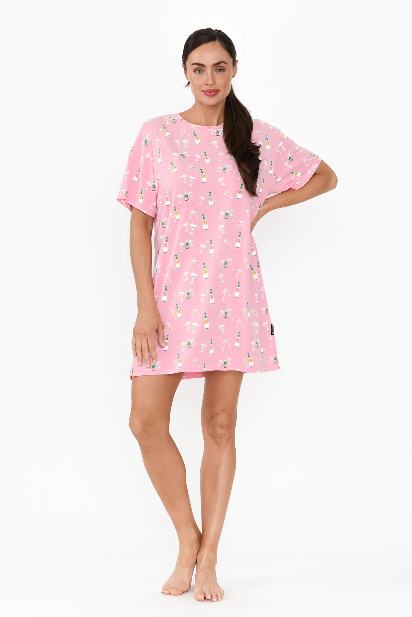Collie Pink Champagne Bamboo Nightie
