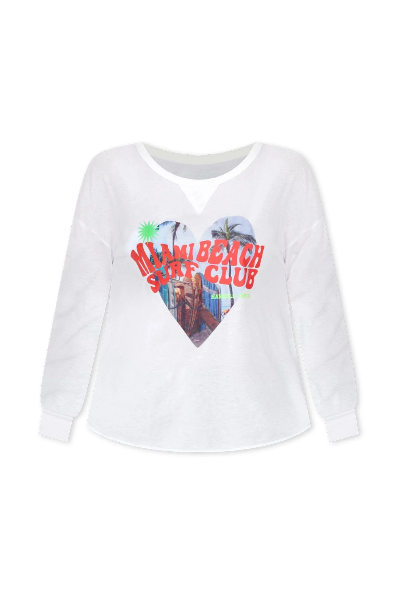 Anula White Heart Cotton Top