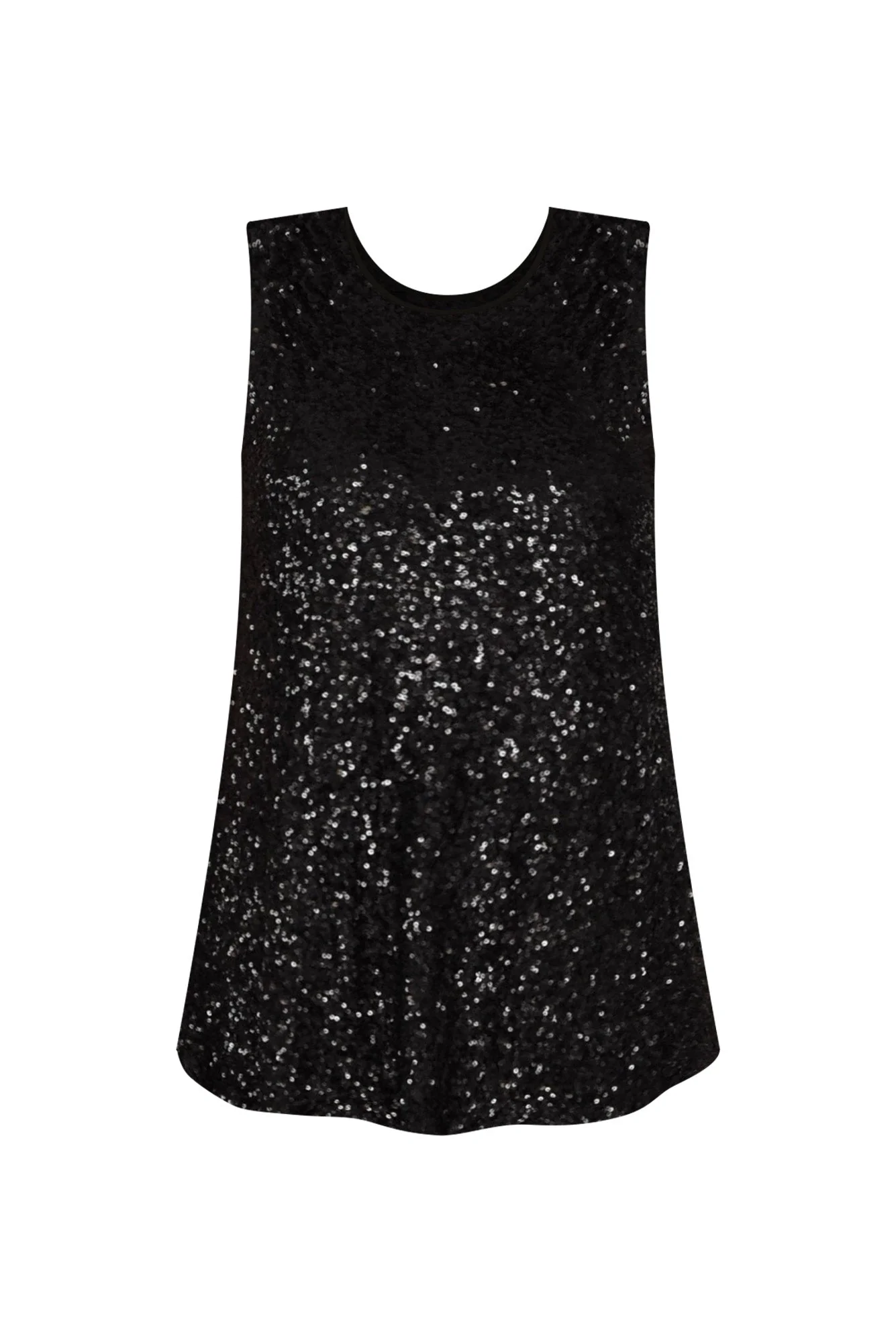 Showstopper Black Sequin Tank