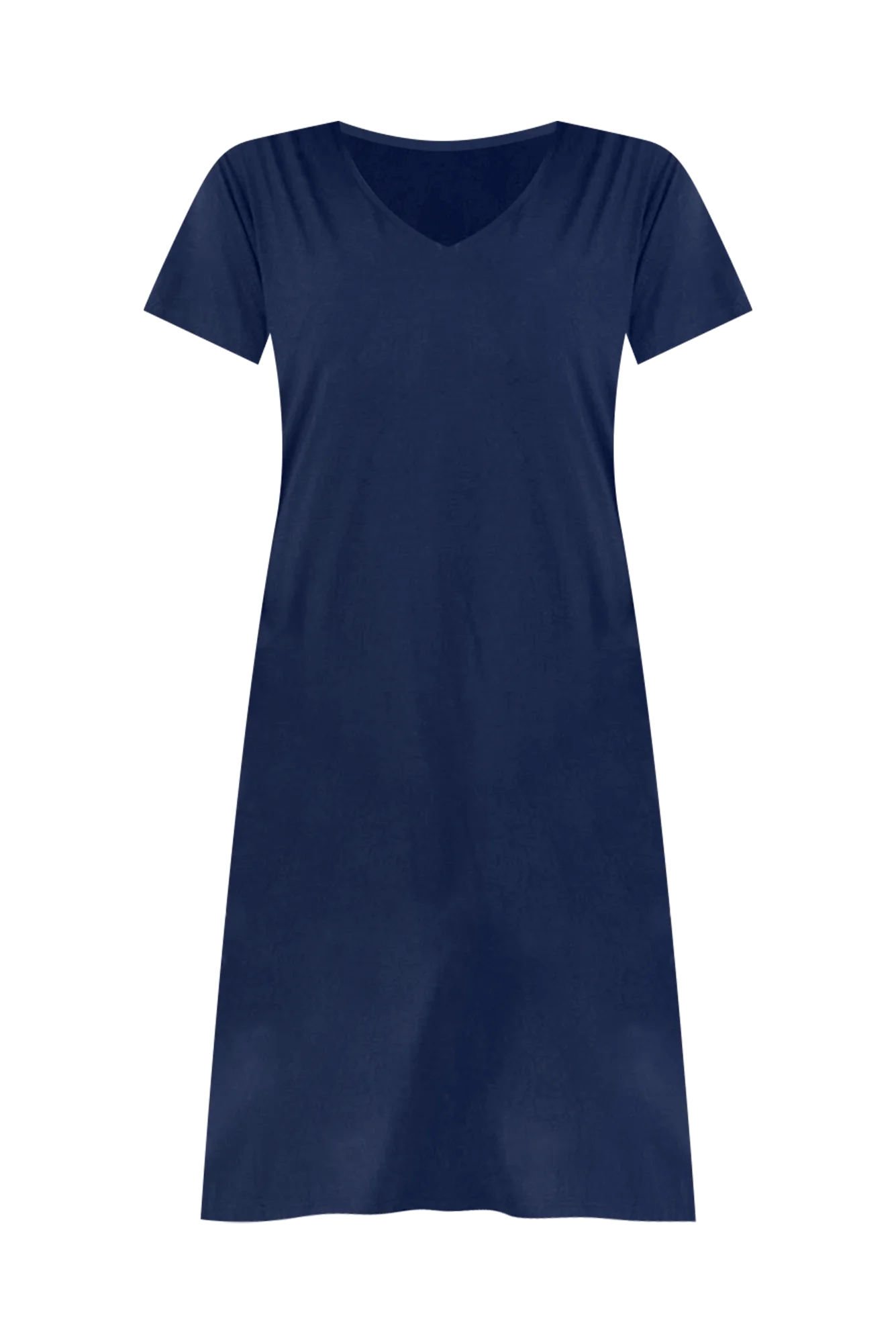 Tiffany Navy Bamboo Tee Dress