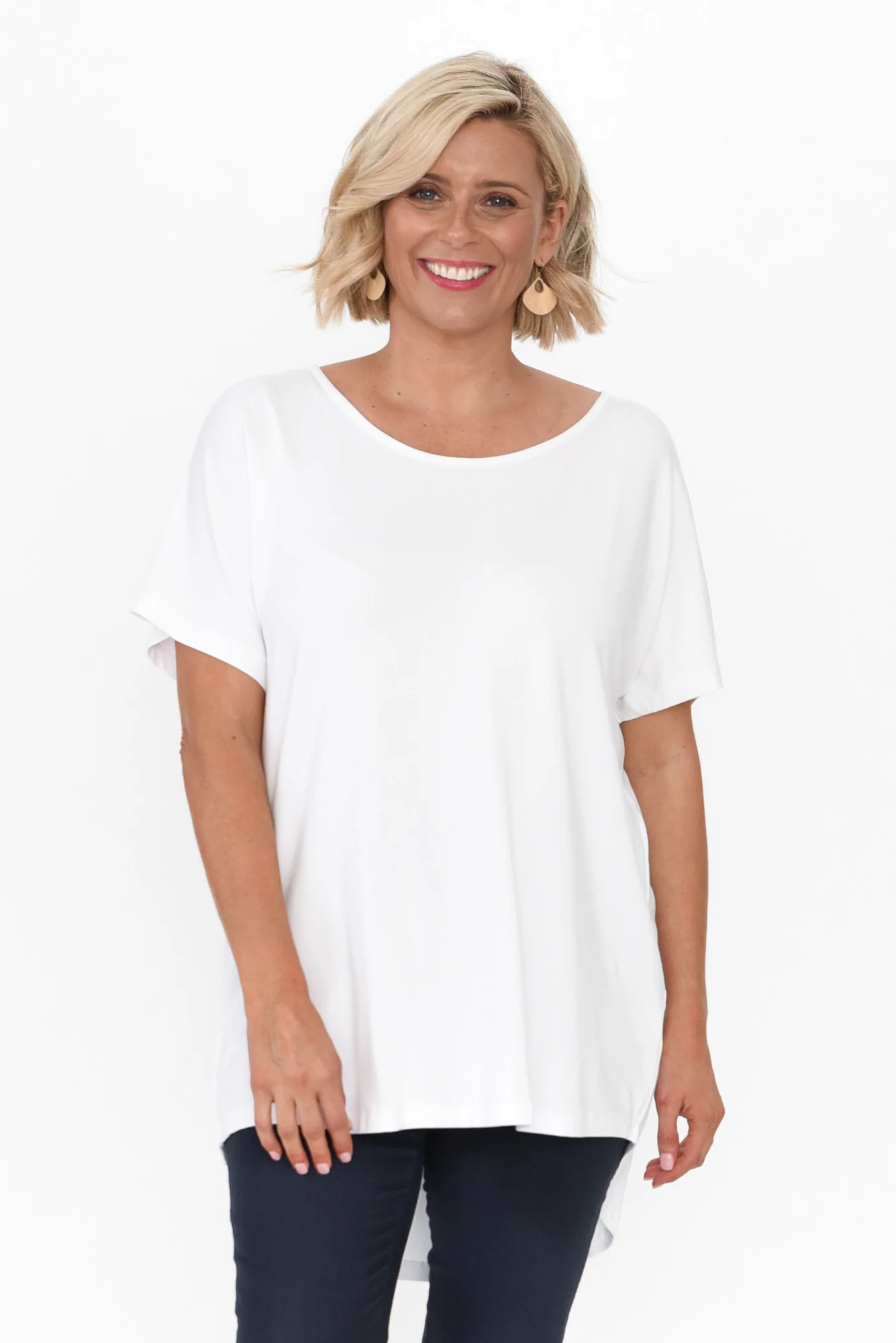 Danya White Bamboo Top