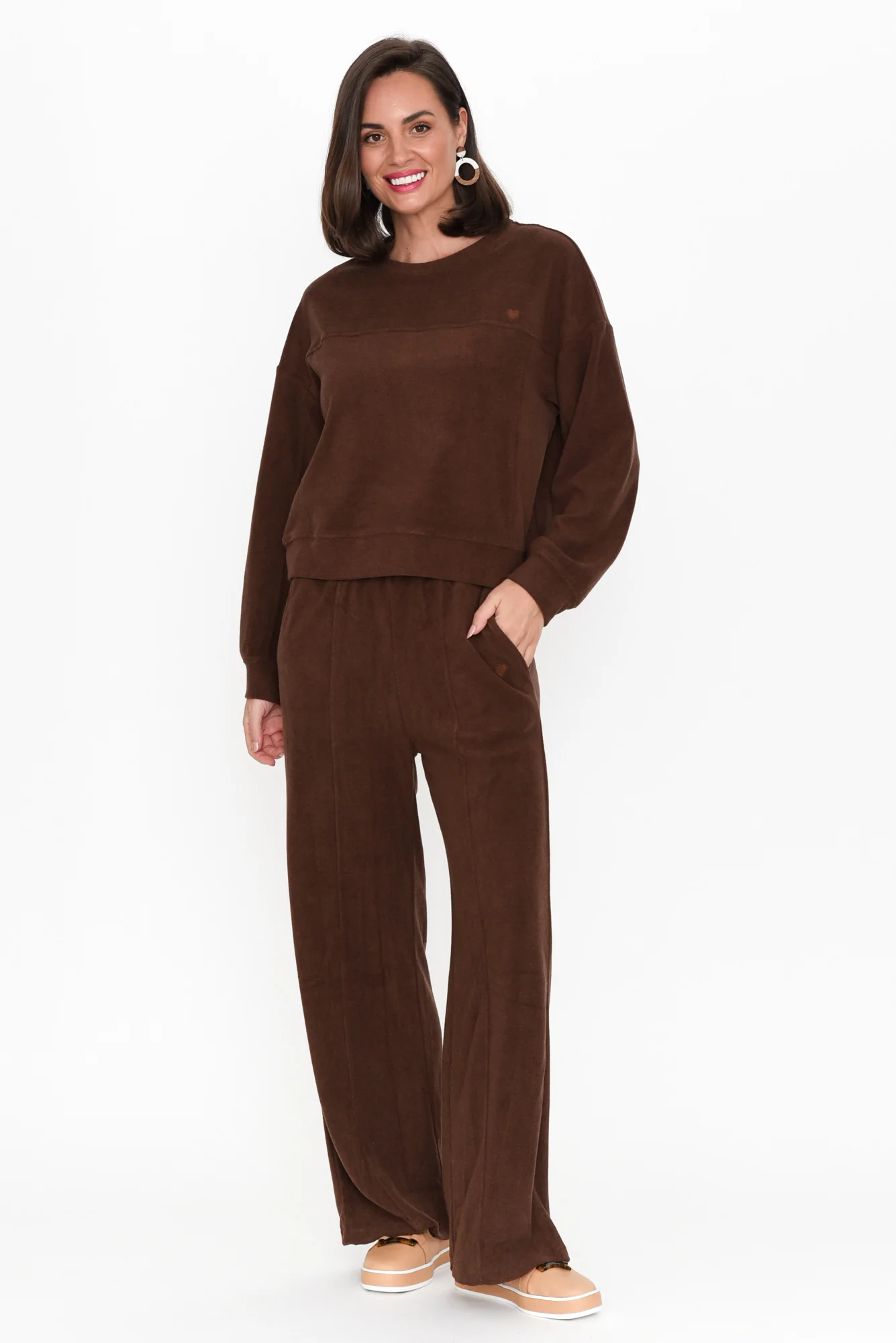 Kristie Chocolate Terry Jumper