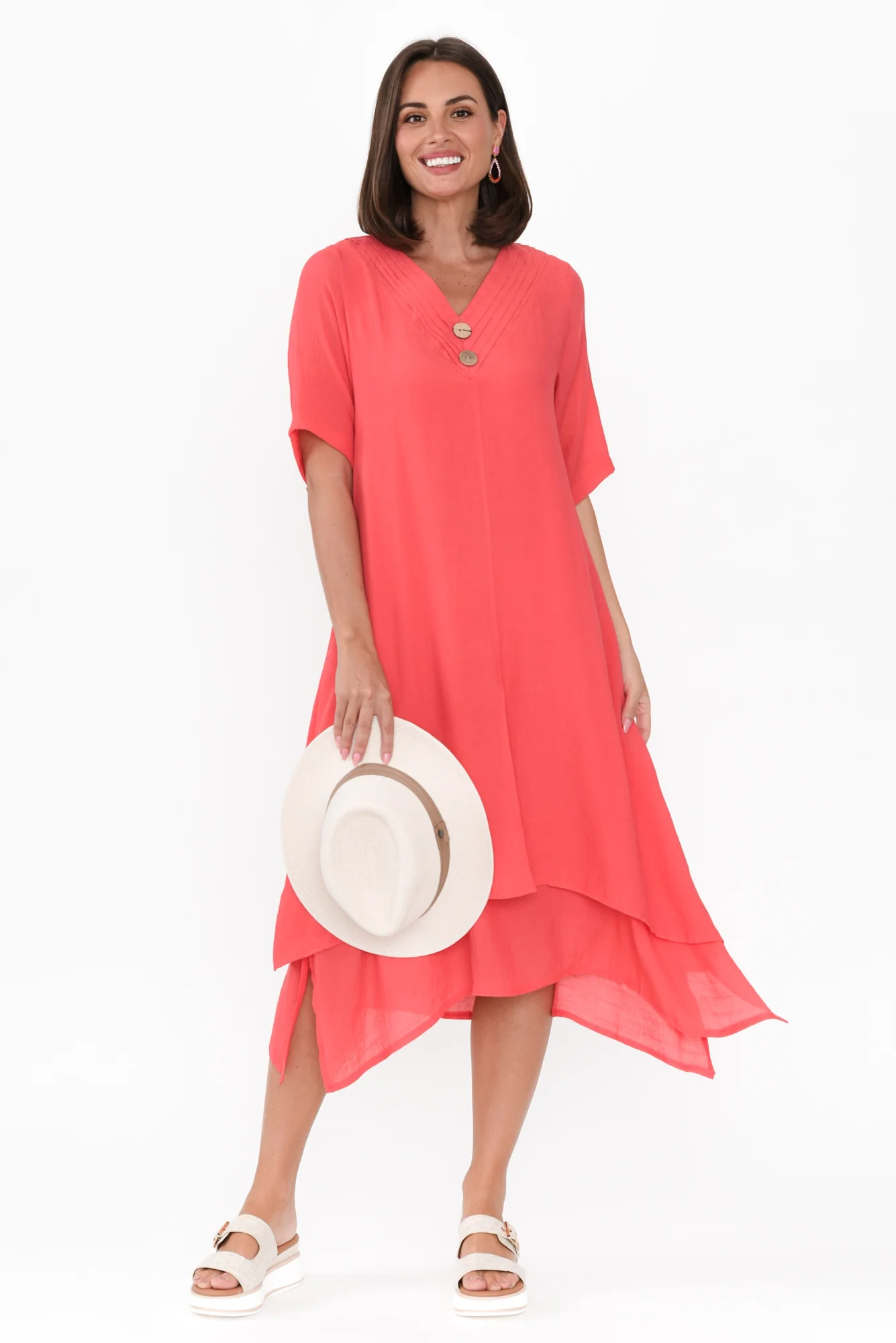 Nala Berry Layers Dress