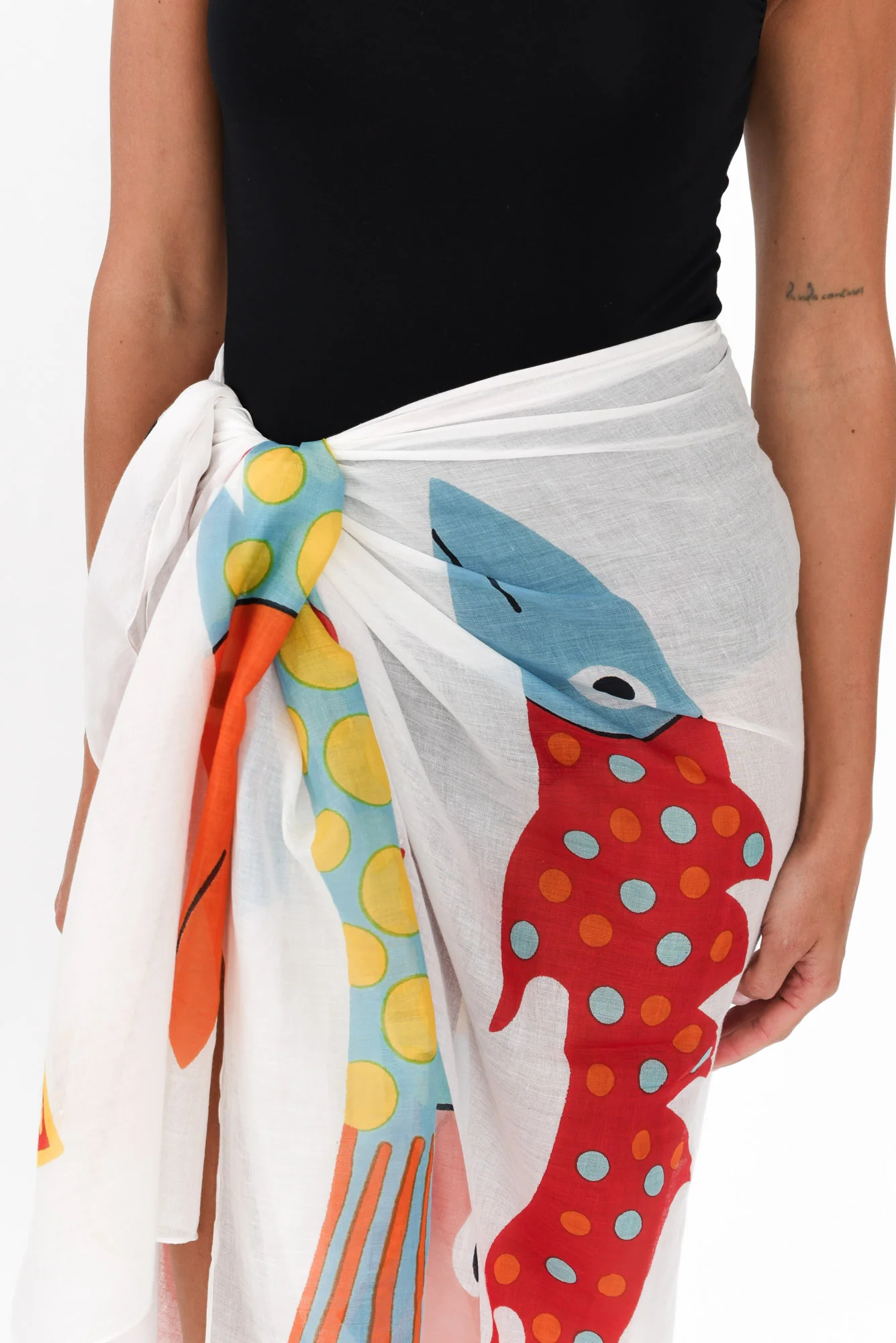 Keyla White Sea Sarong