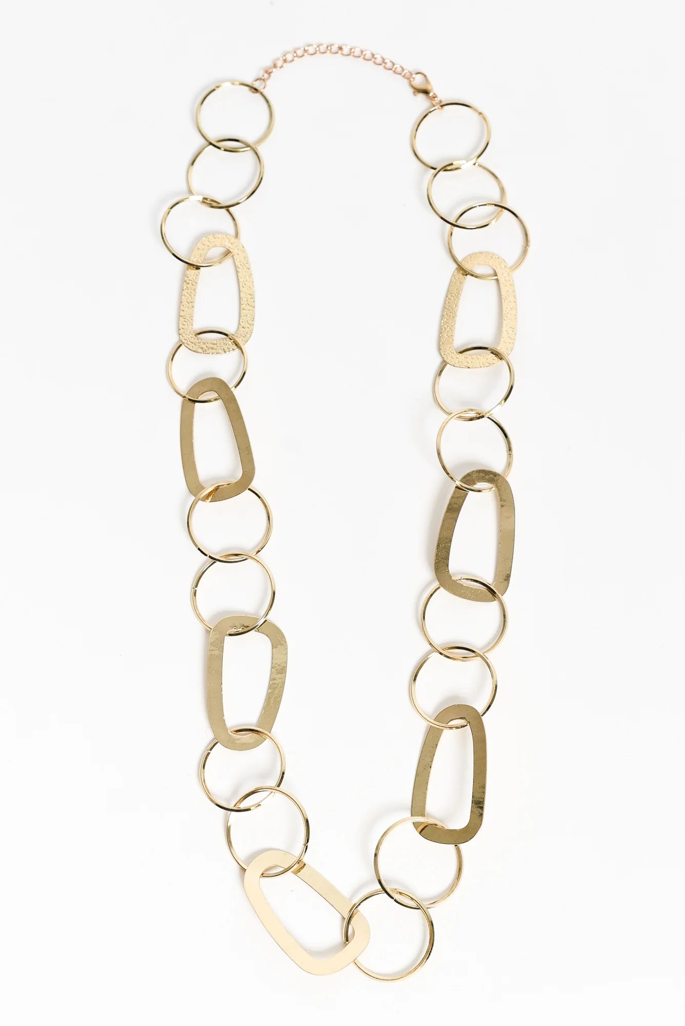 Marquis Gold Circle Necklace