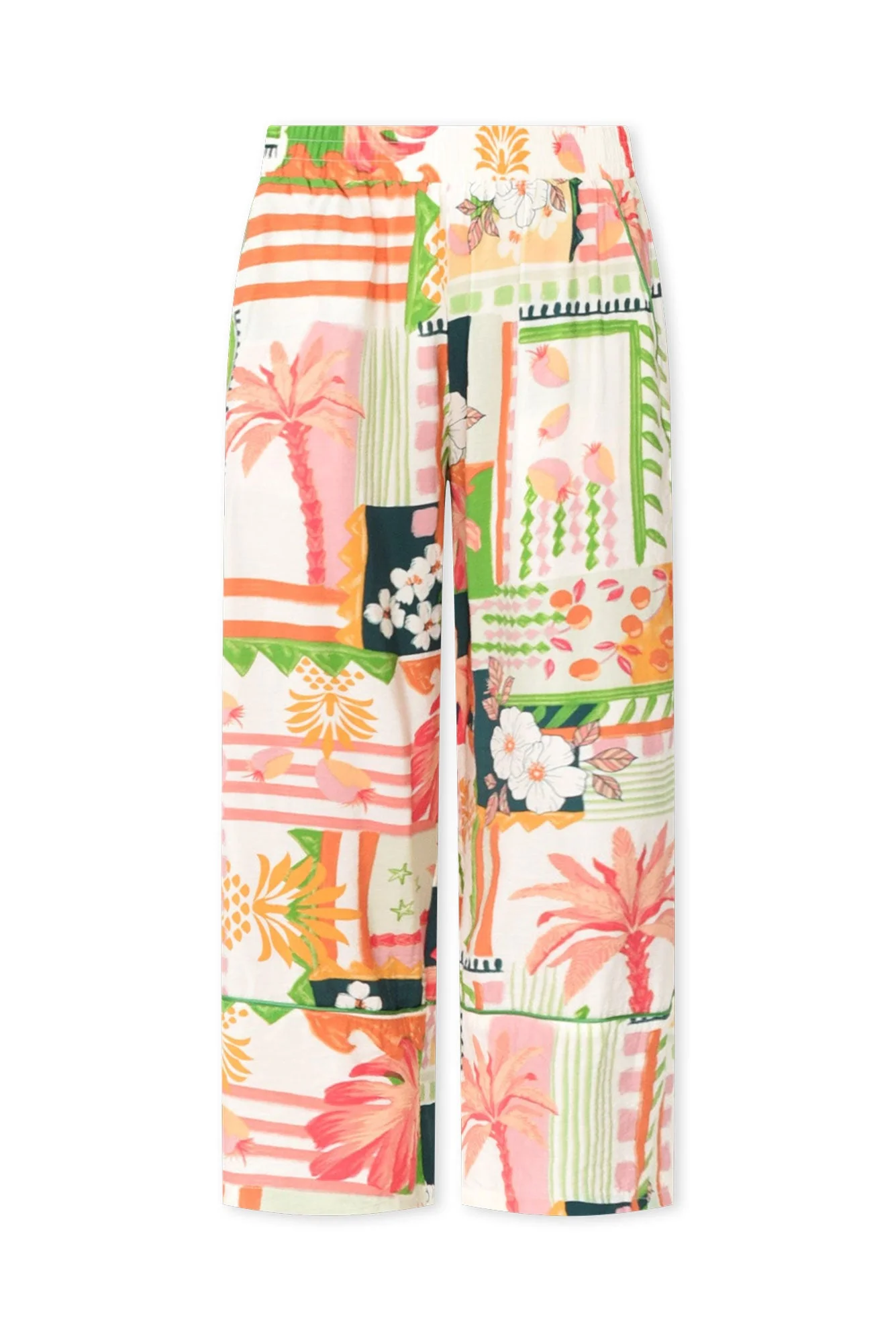 Paola Green Tropical Pants