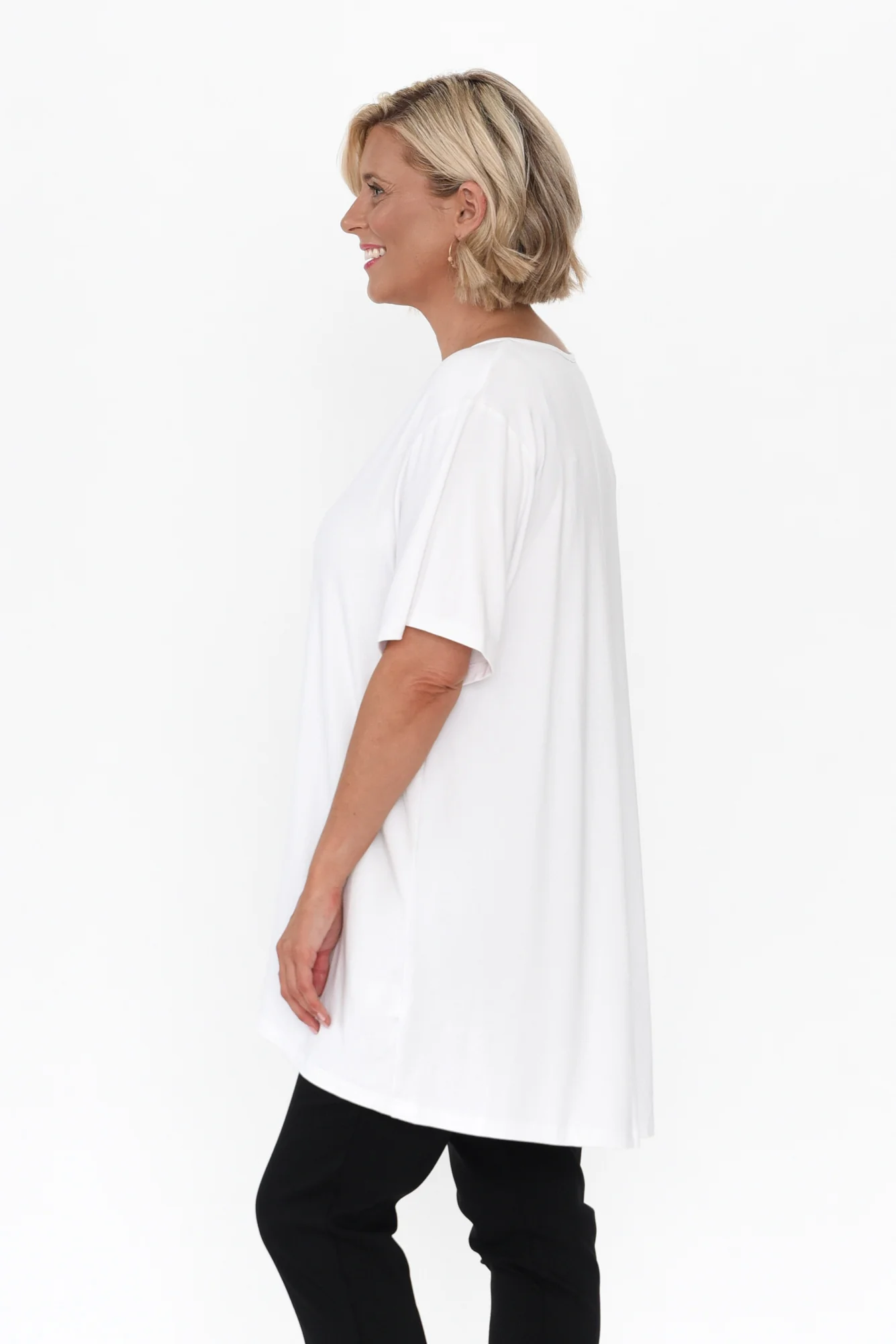 Novella White Bamboo Top
