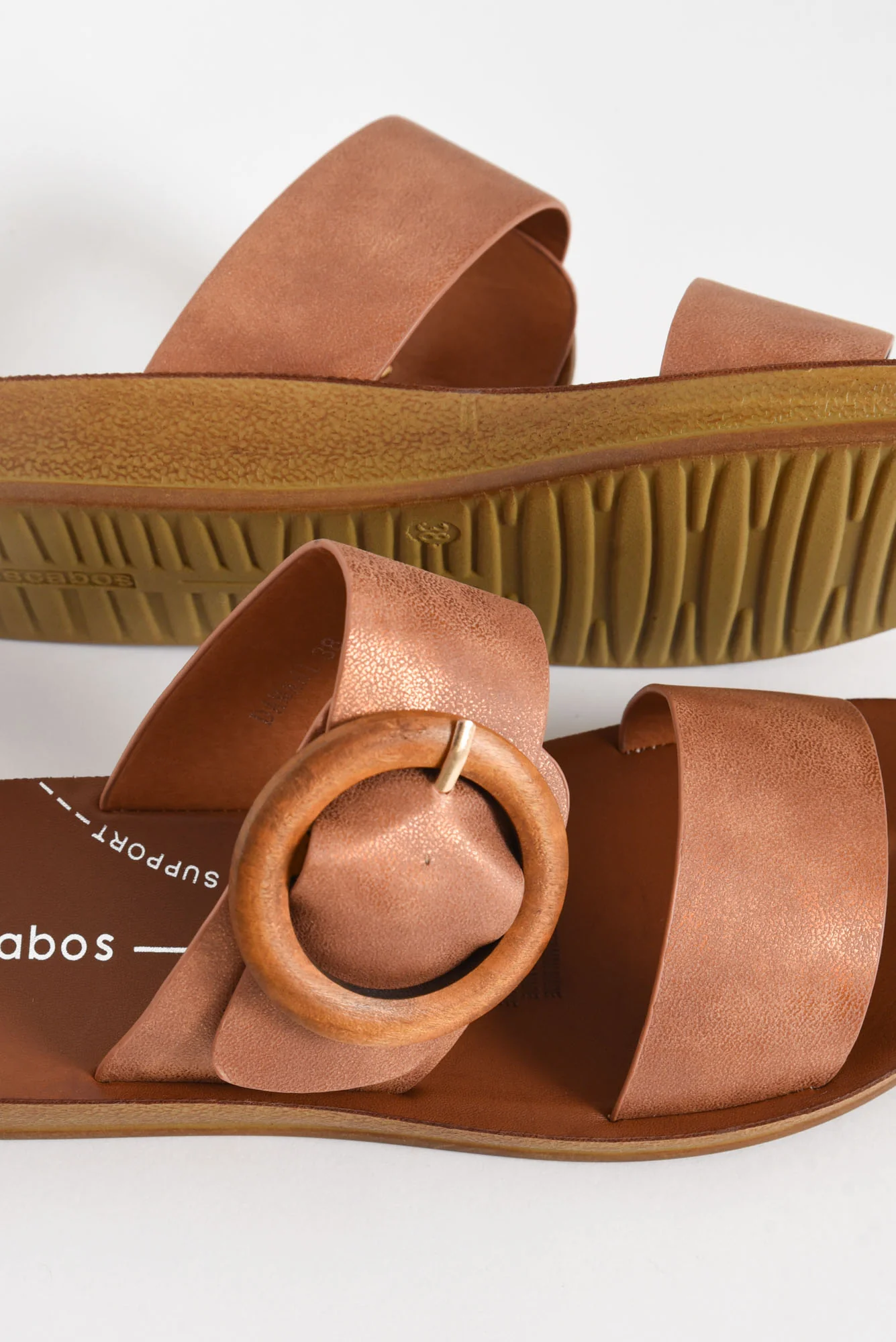 Damani Bronze Buckle Slide