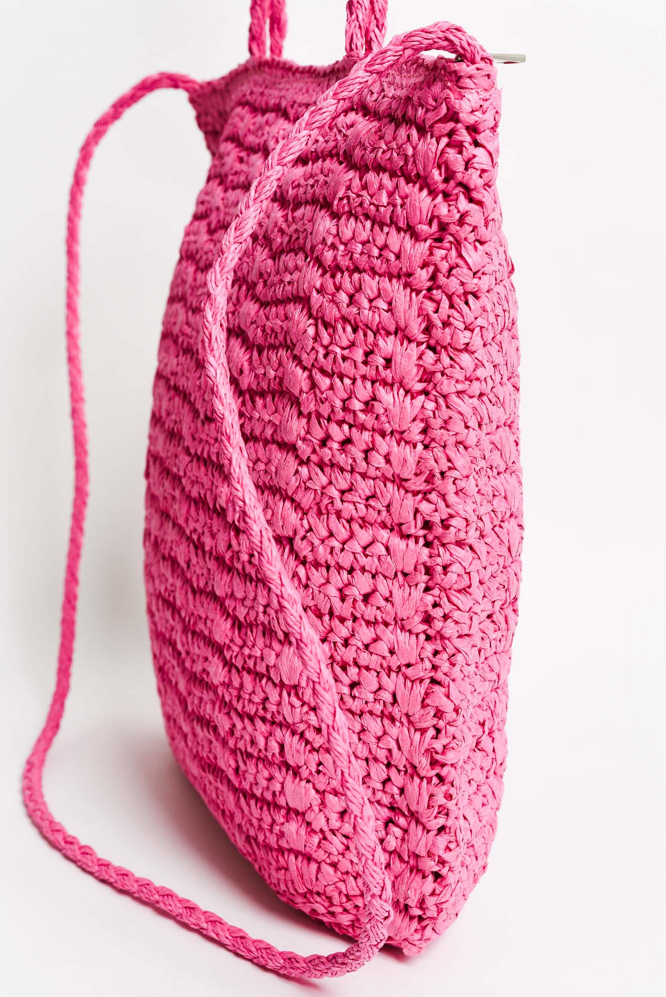 Endota Pink Straw Tote