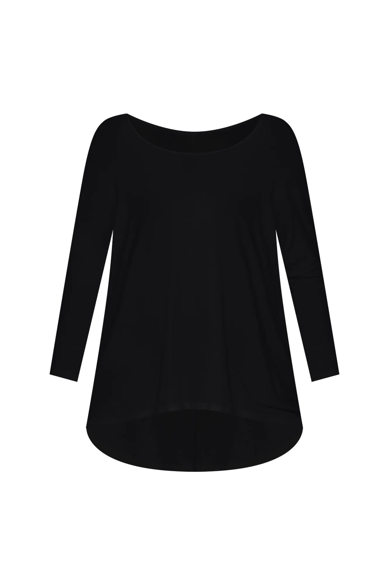Black Milan 3/4 Sleeve Top