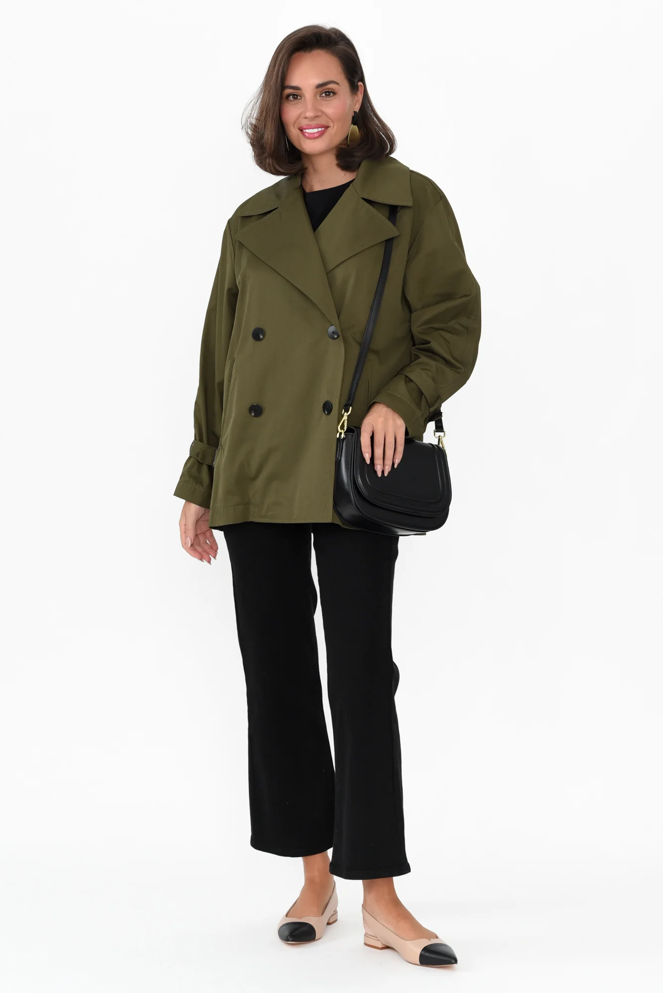 Ayele Khaki Double Breasted Jacket