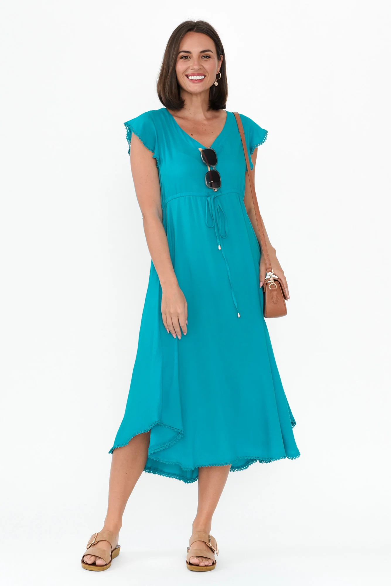 Libby Blue Midi Dress