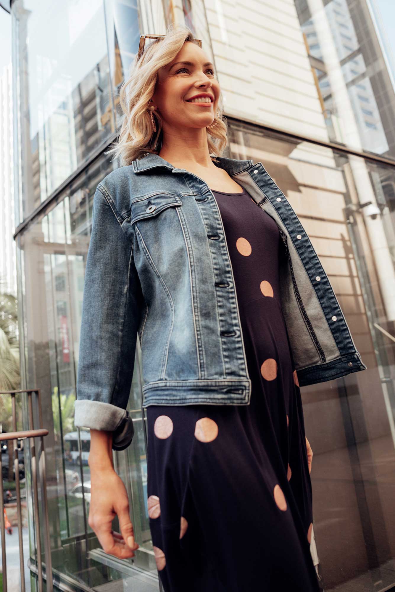 Camille Dark Denim Jacket