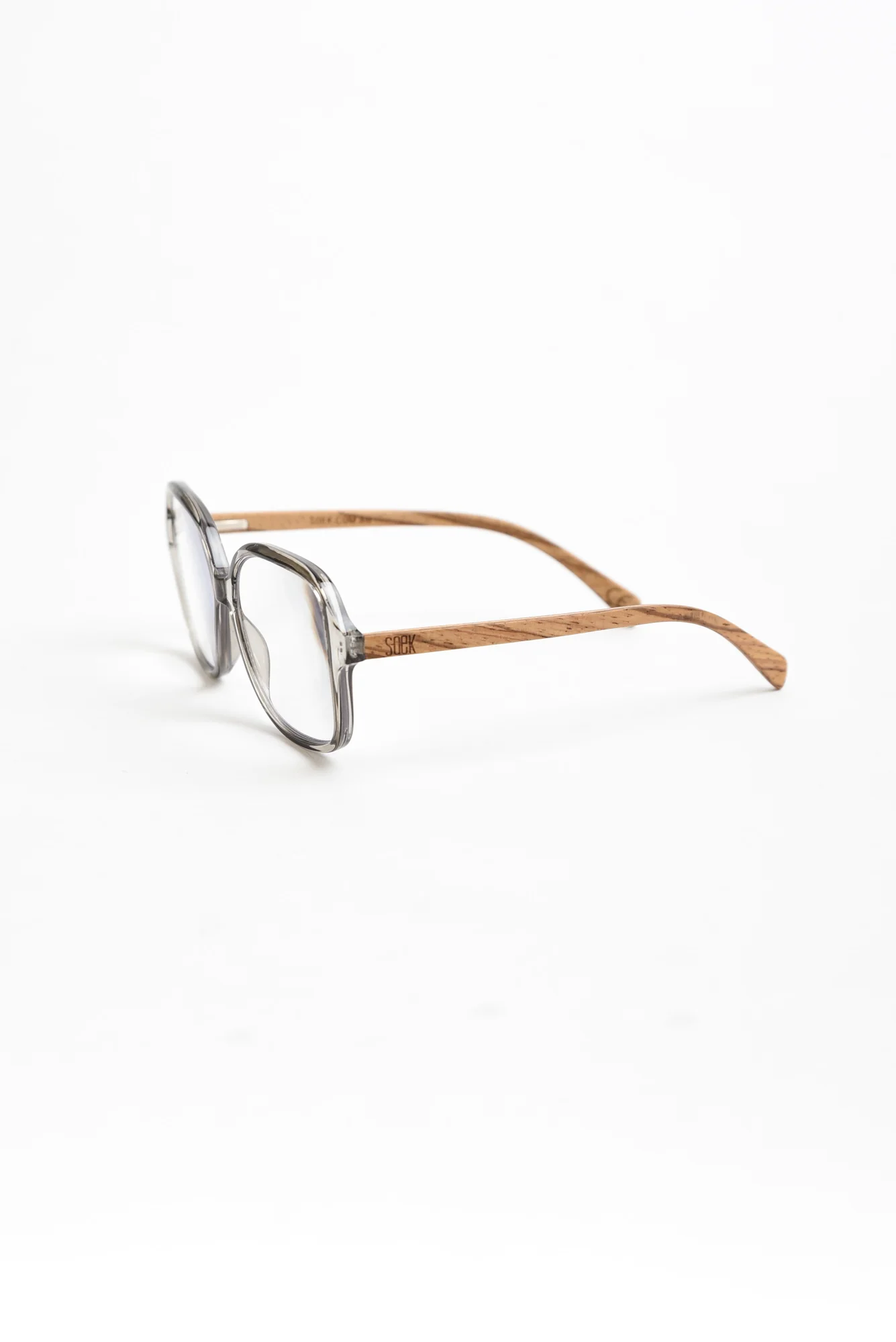 Scarlett Grey Wooden Reading Glasses