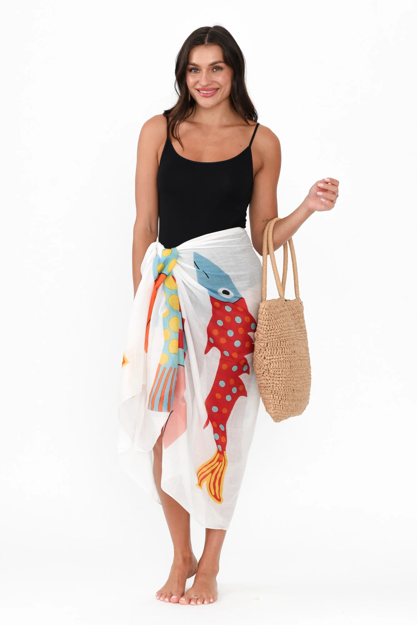 Keyla White Sea Sarong