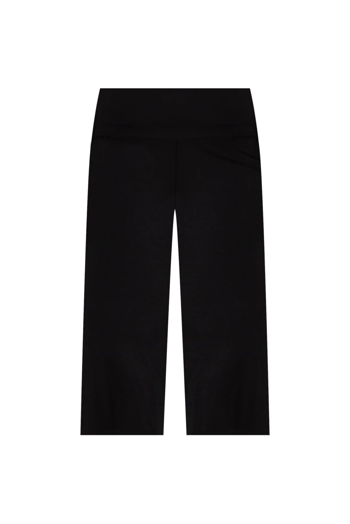 Cassie Black Bamboo Cropped Pants