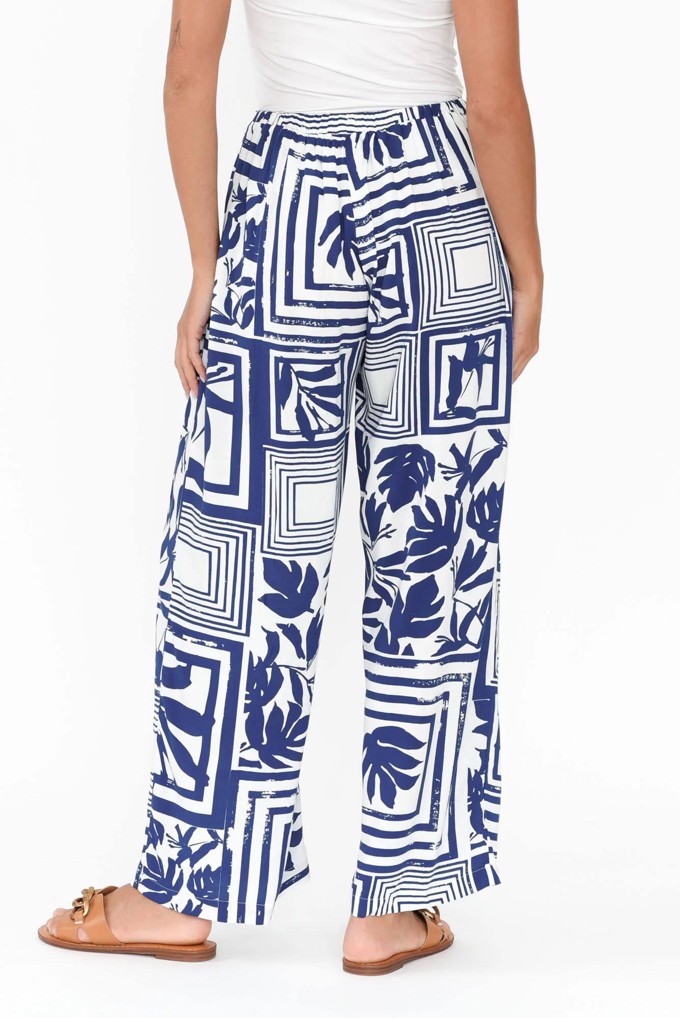 Ola Blue Tile Pants