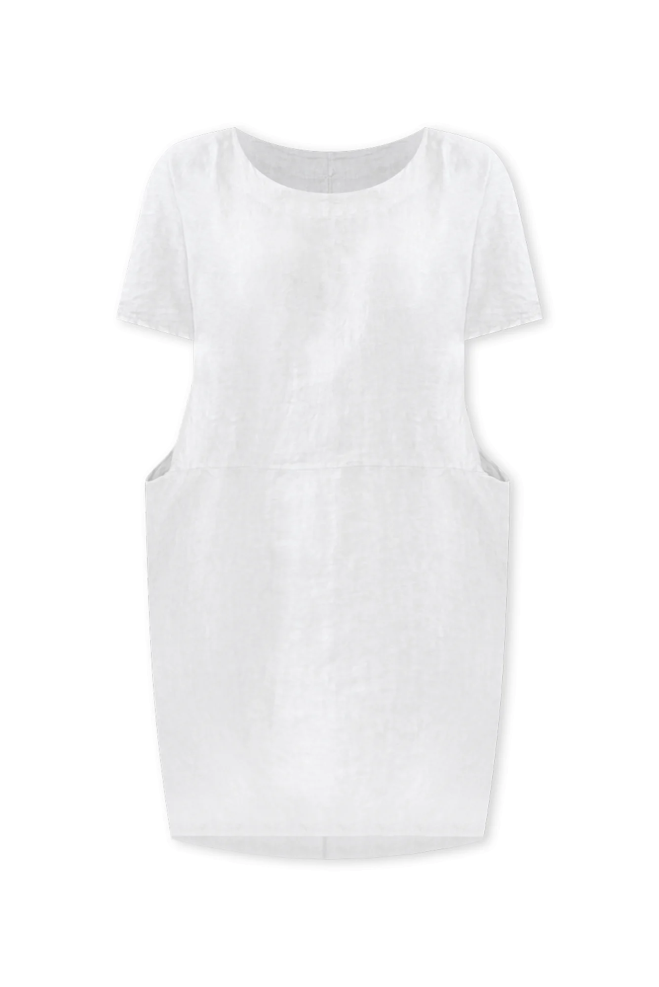 Ella White Linen Dress