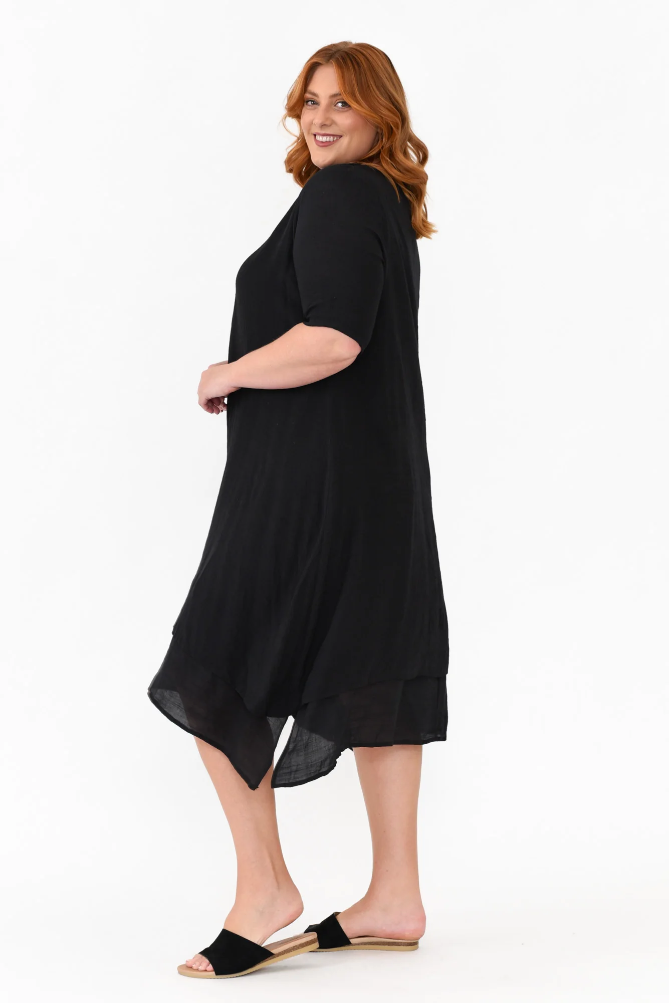 Nala Black Layers Dress