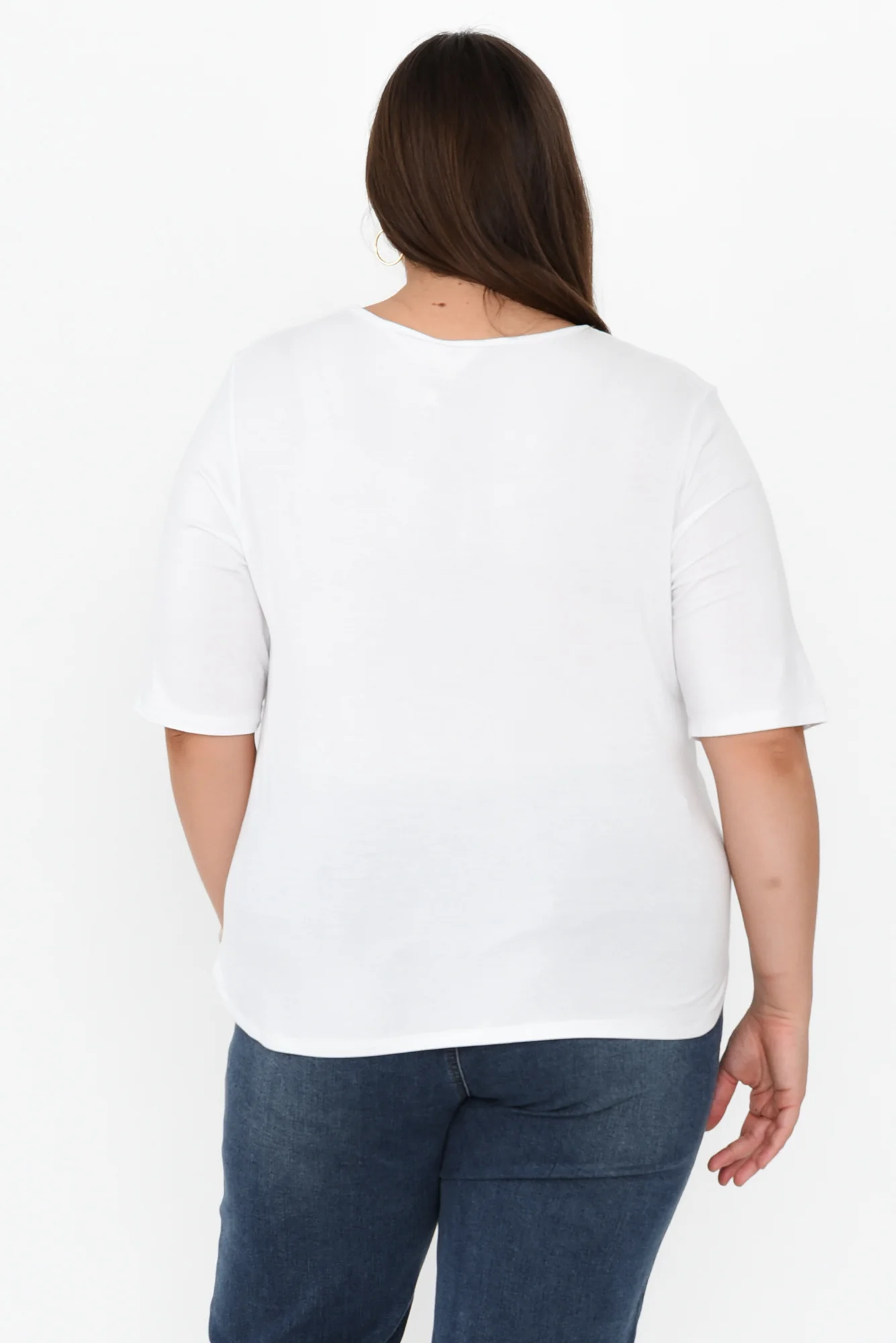 Sophie White Bamboo Top