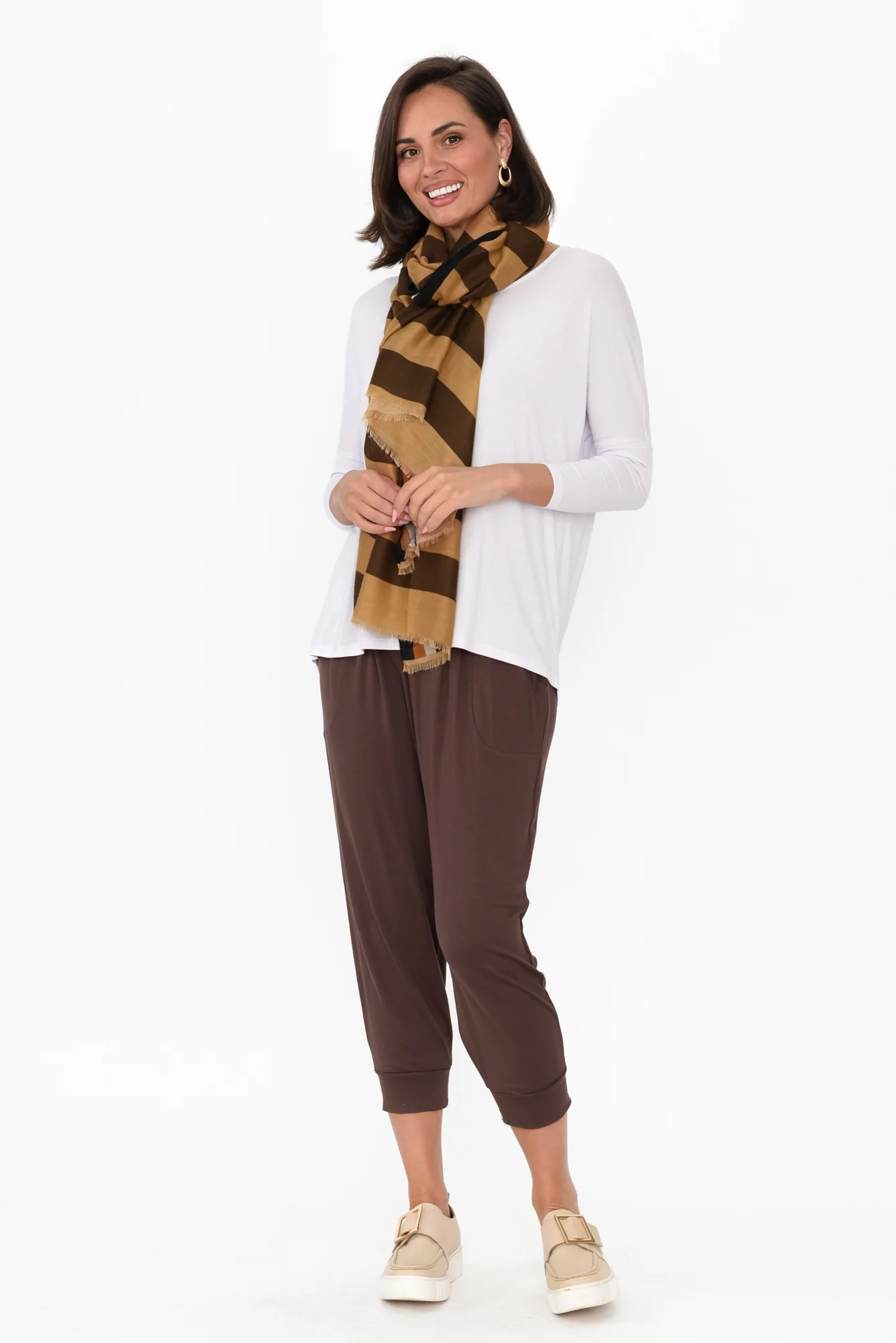 Brown Tokyo Slouch Pants