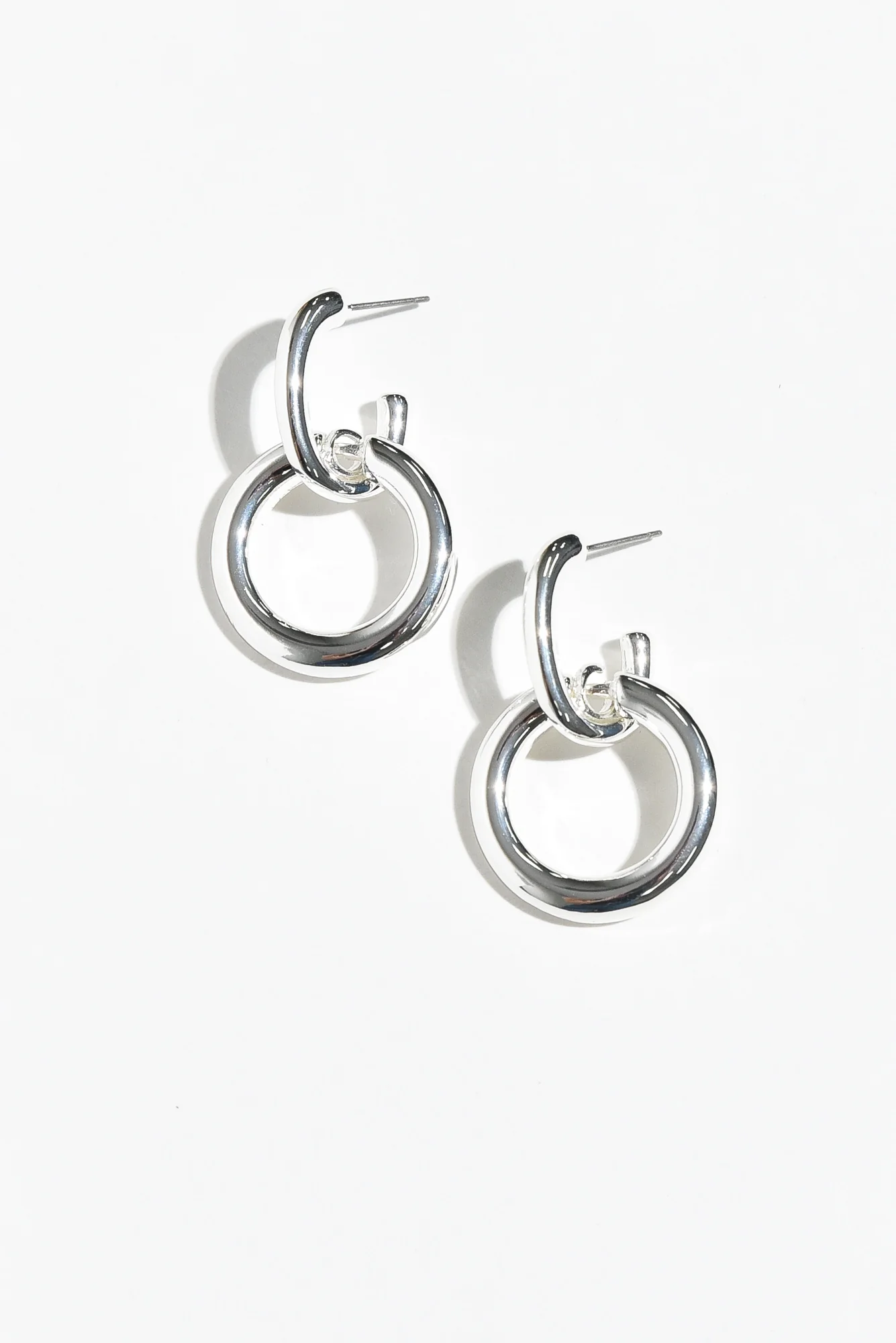Kiko Silver Huggie Earrings