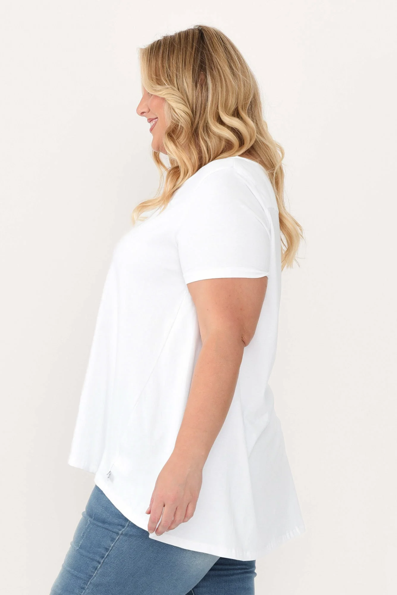 Montreal White Cotton Tee