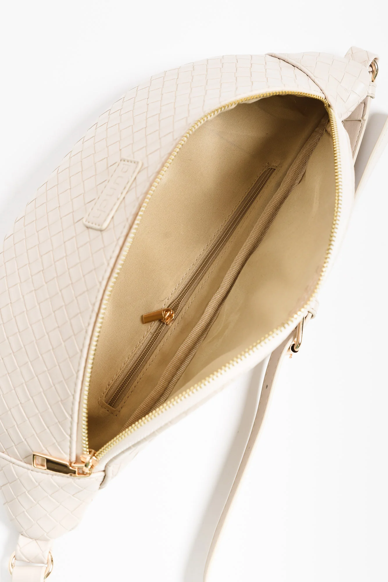 Nomad Cream Woven Sling Bag