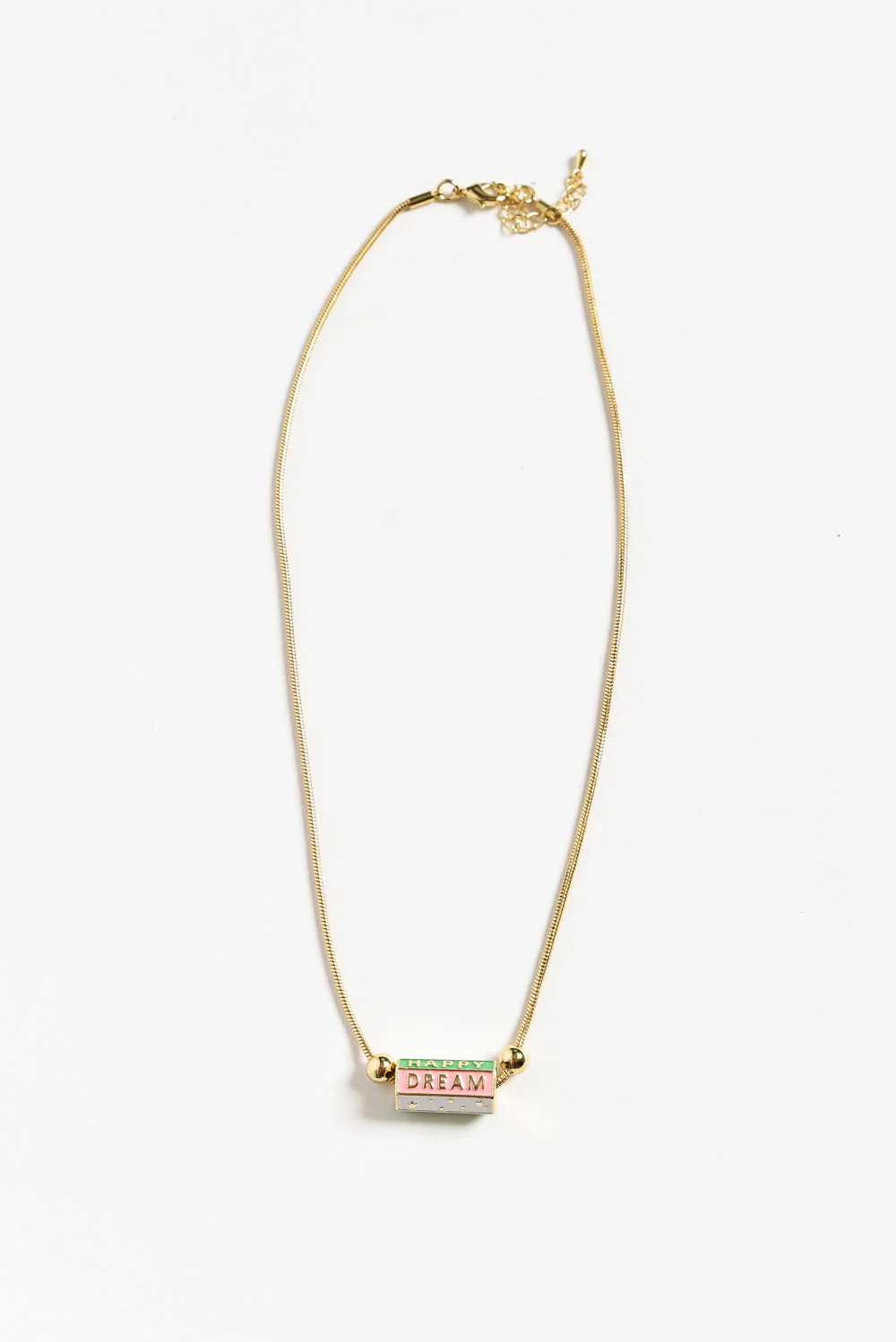 Gasly Gold Happy Chain Necklace