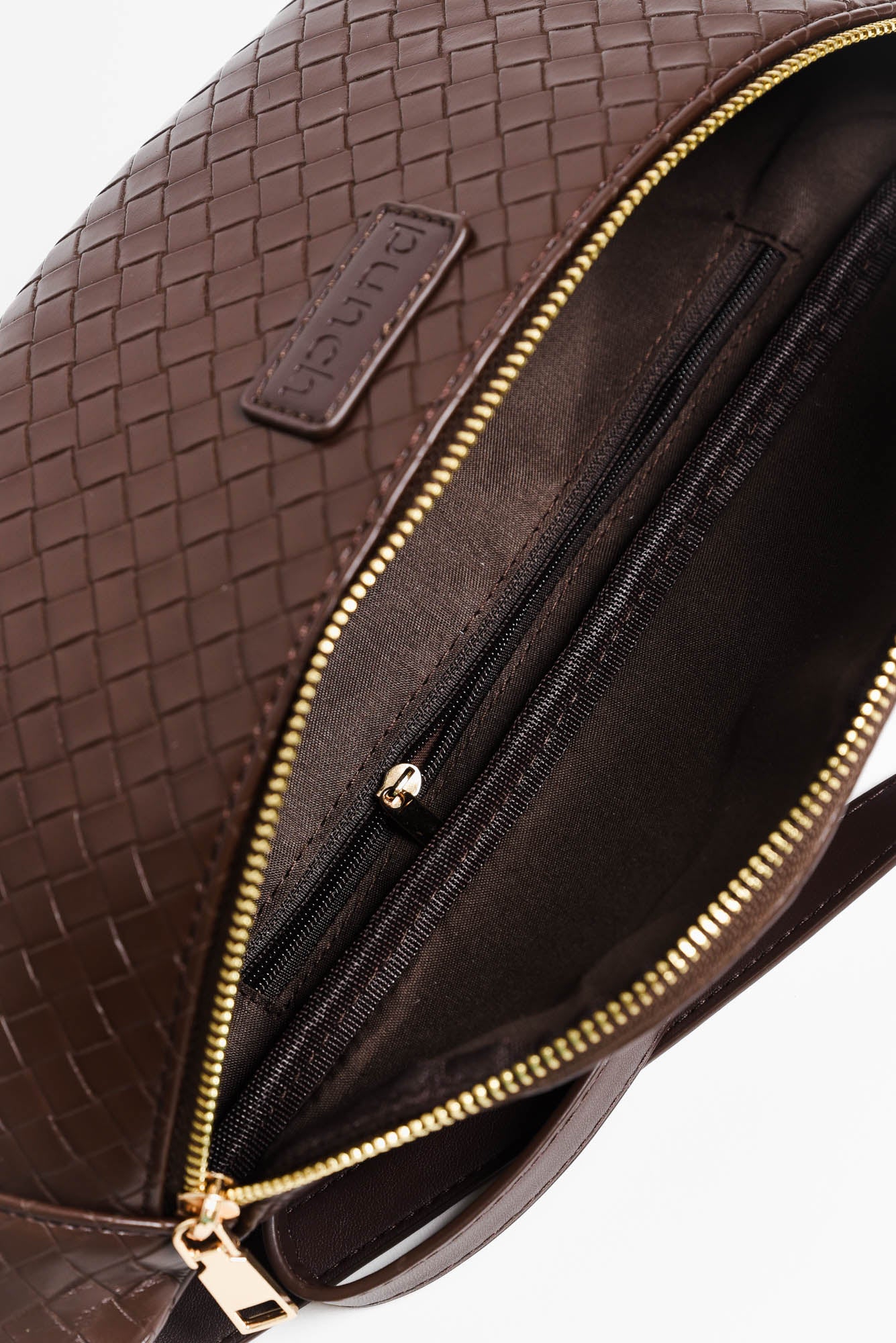 Nomad Brown Woven Sling Bag