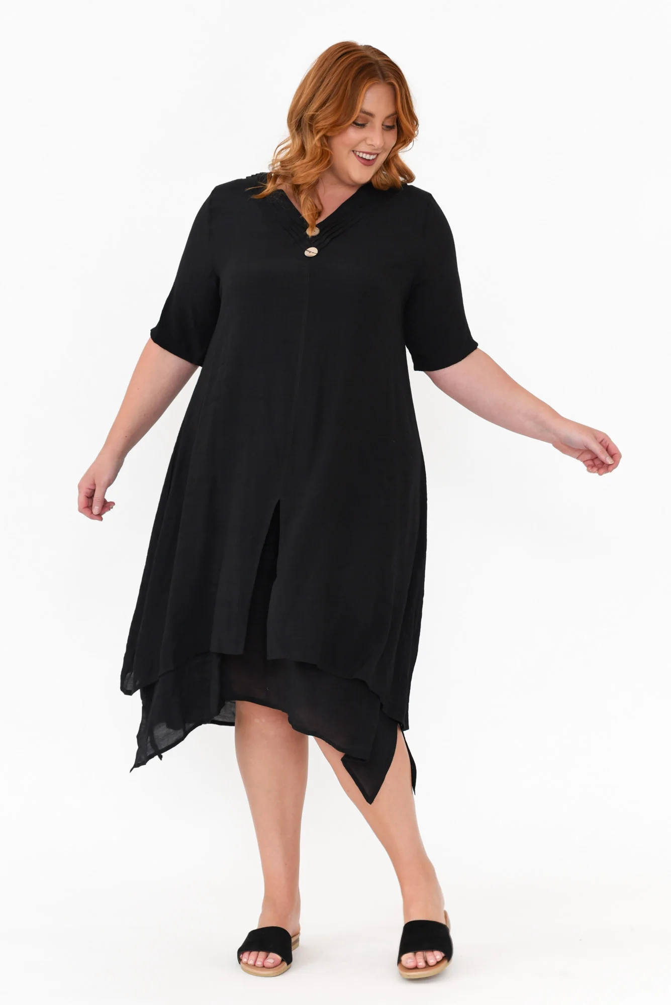 Nala Black Layers Dress