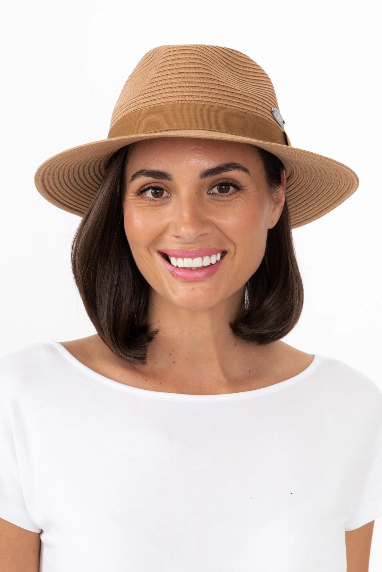 Voyager Caramel Travel Fedora