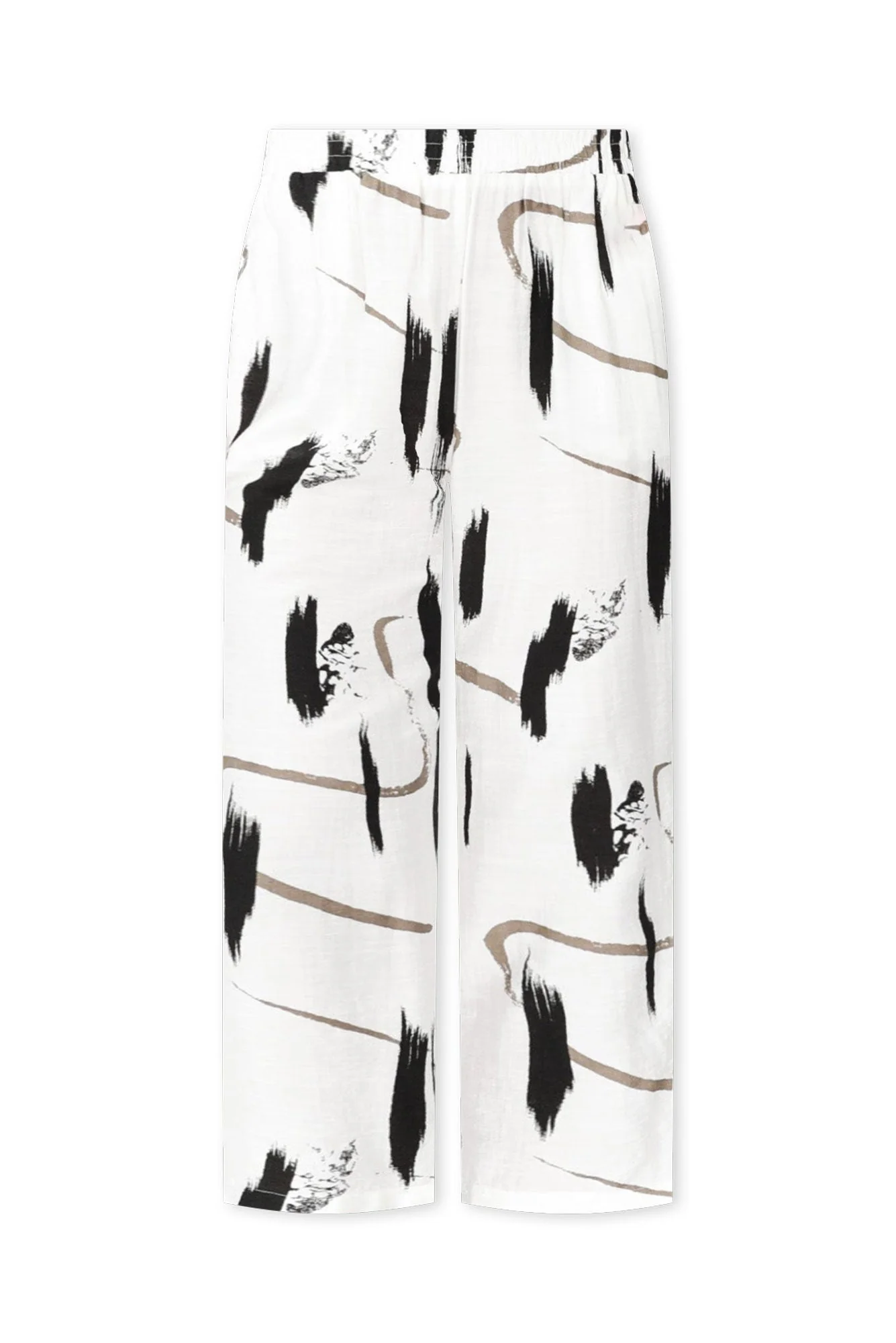 Mahala White Dash Pocket Pants