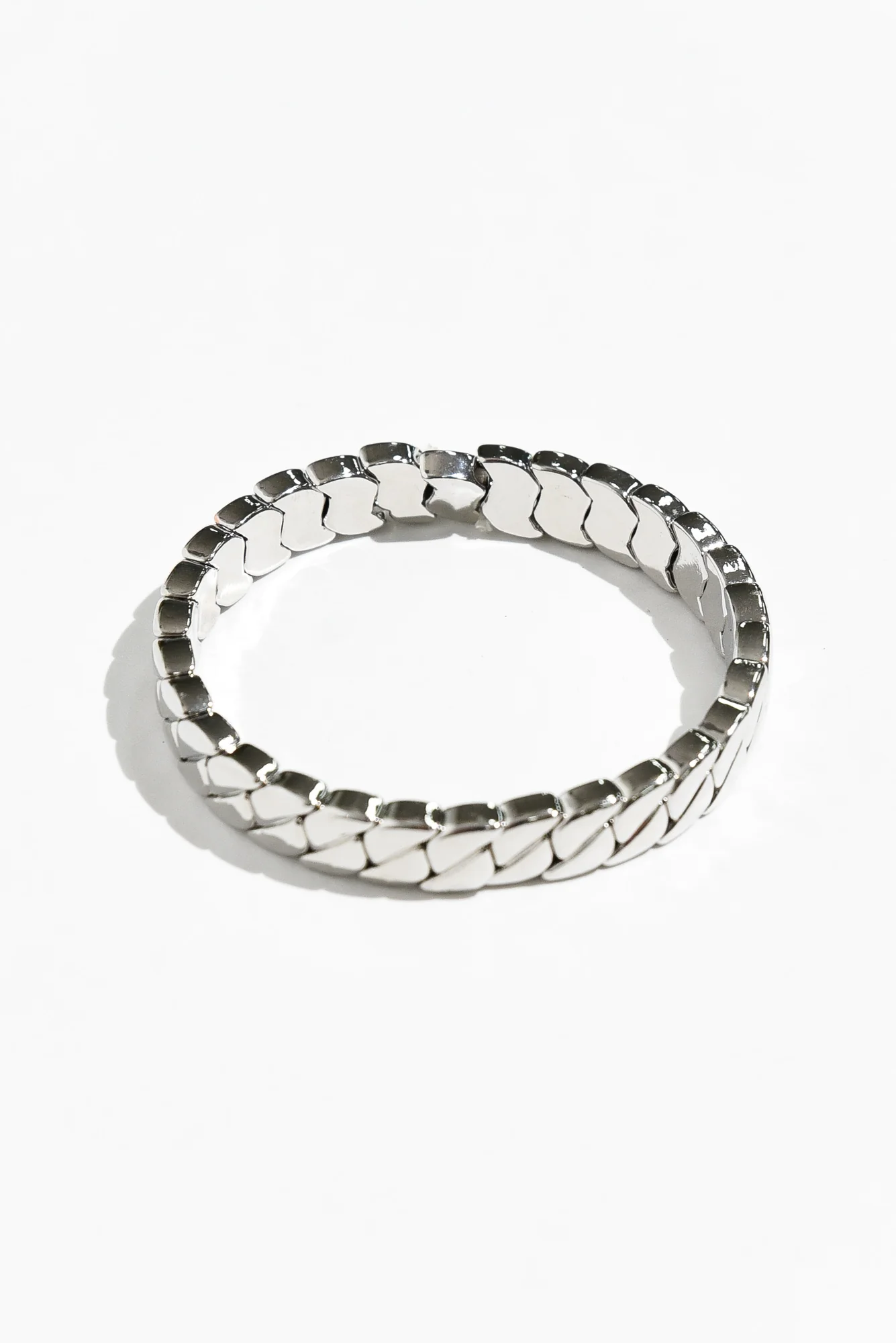 Sayla Silver Rope Bracelet
