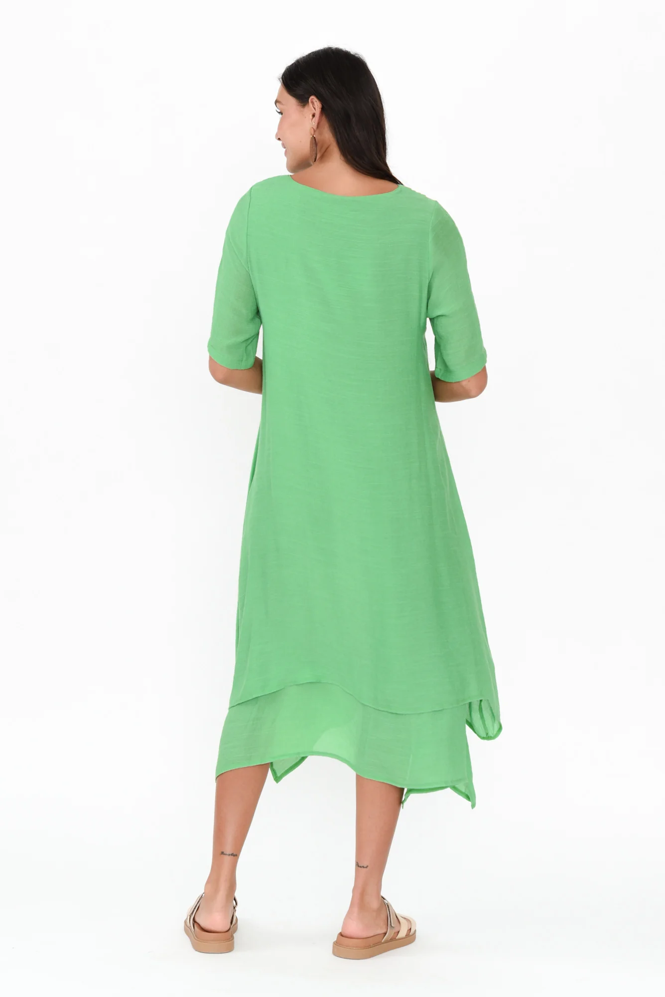 Nala Lime Layers Dress