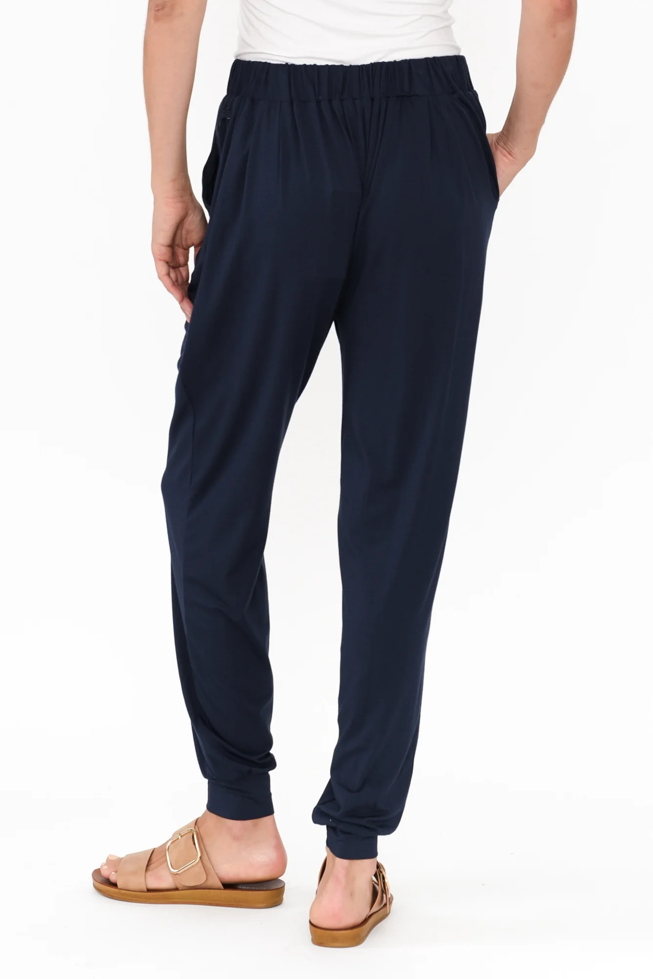 Navy Bamboo Everyday Pants