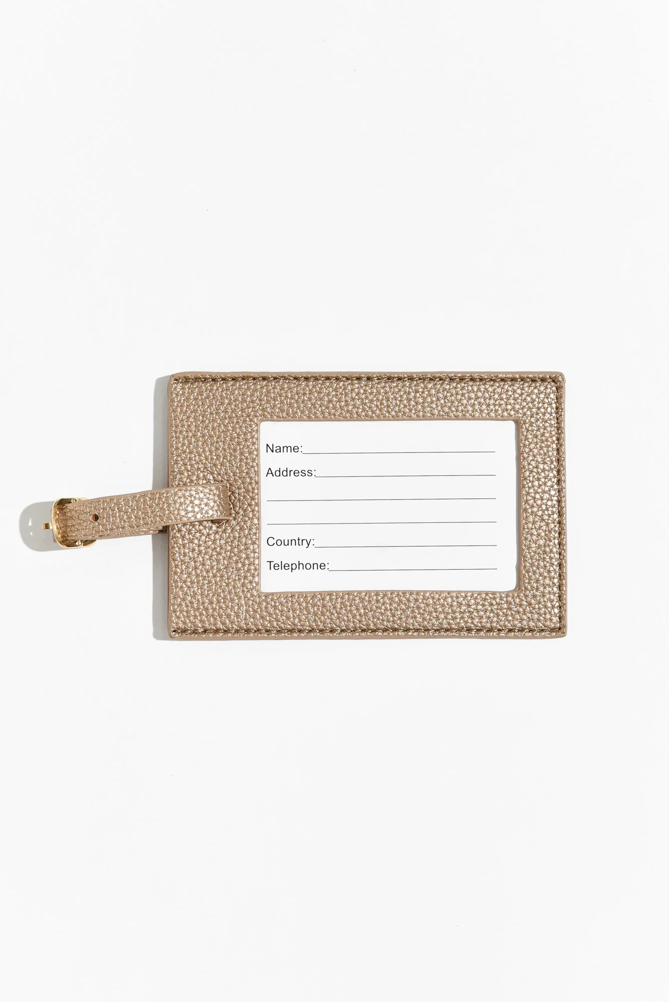 Mims Bronze Luggage Tag