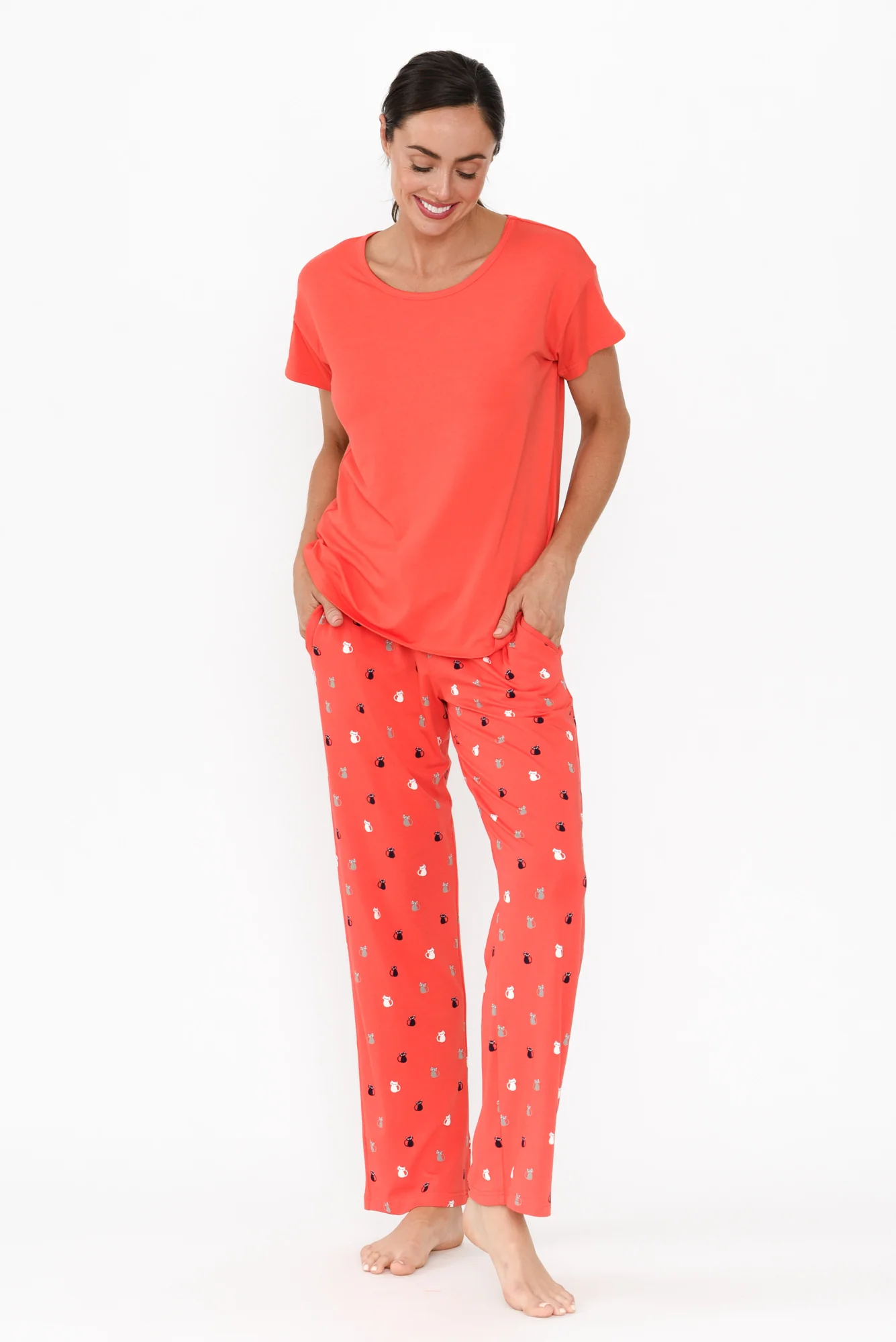 Baku Coral Bamboo Sleep Tee