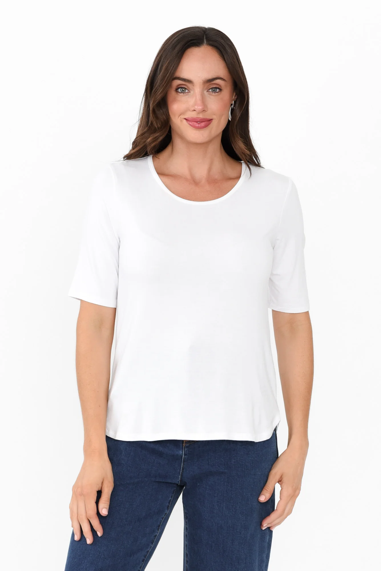 Sophie White Bamboo Top