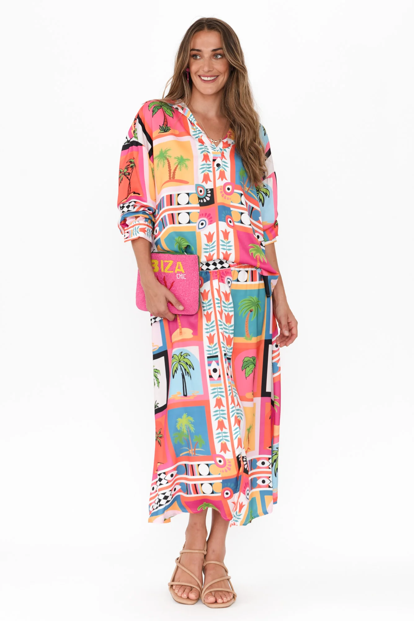 Sulky Pink Tropical Skirt