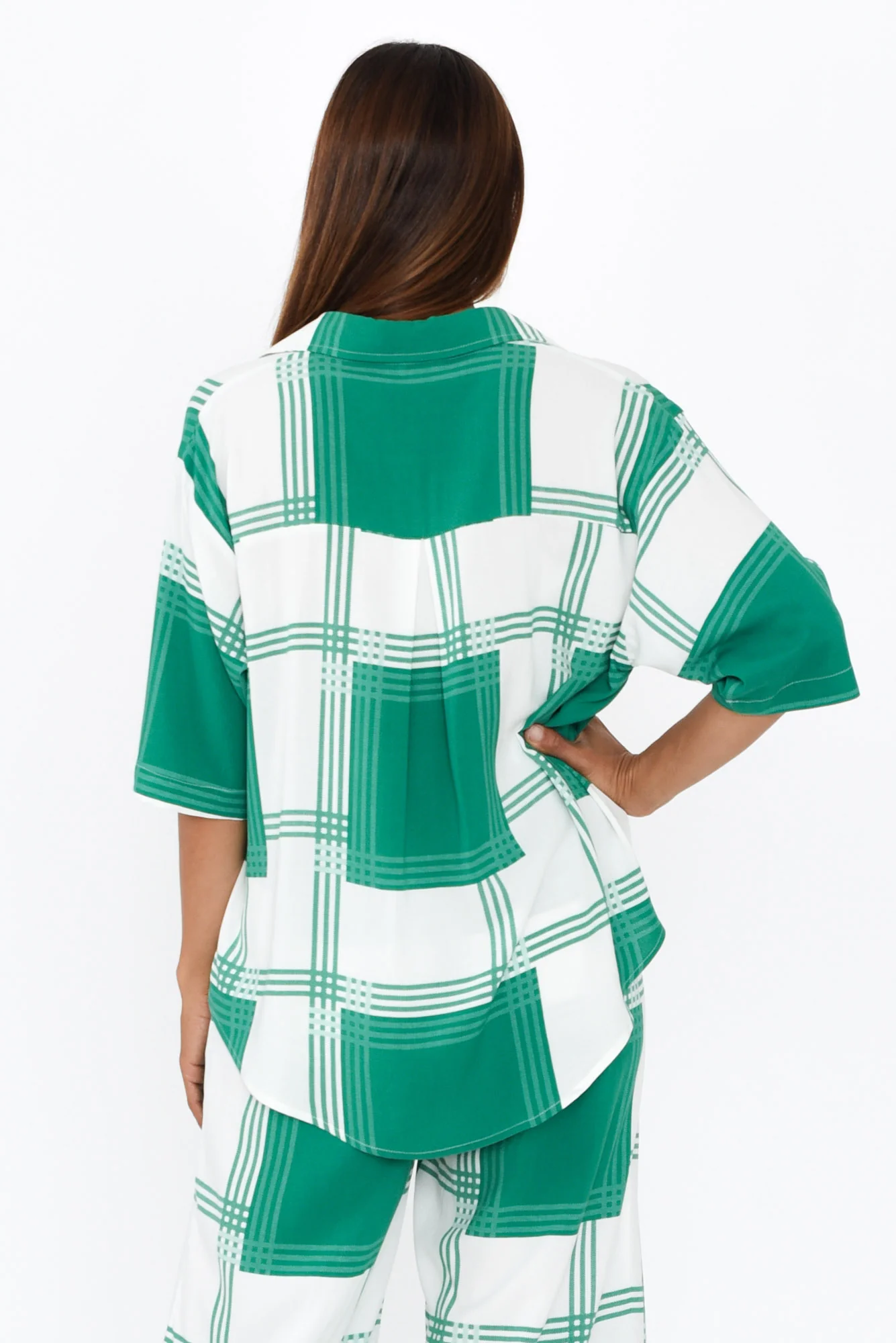 Lexie Green Check Shirt