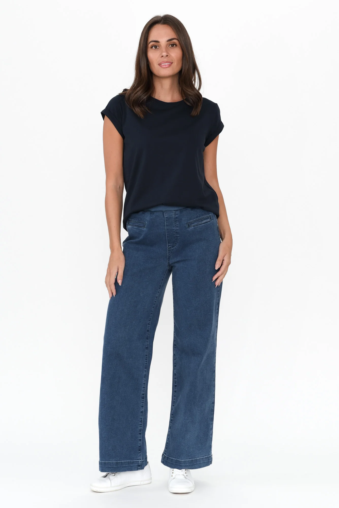 Maddy Blue Wide Leg Jeans