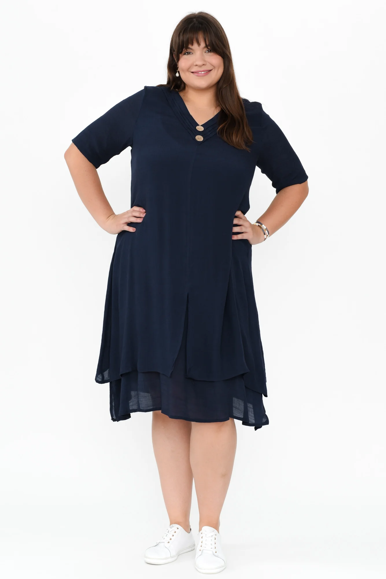 Nala Navy Layers Dress