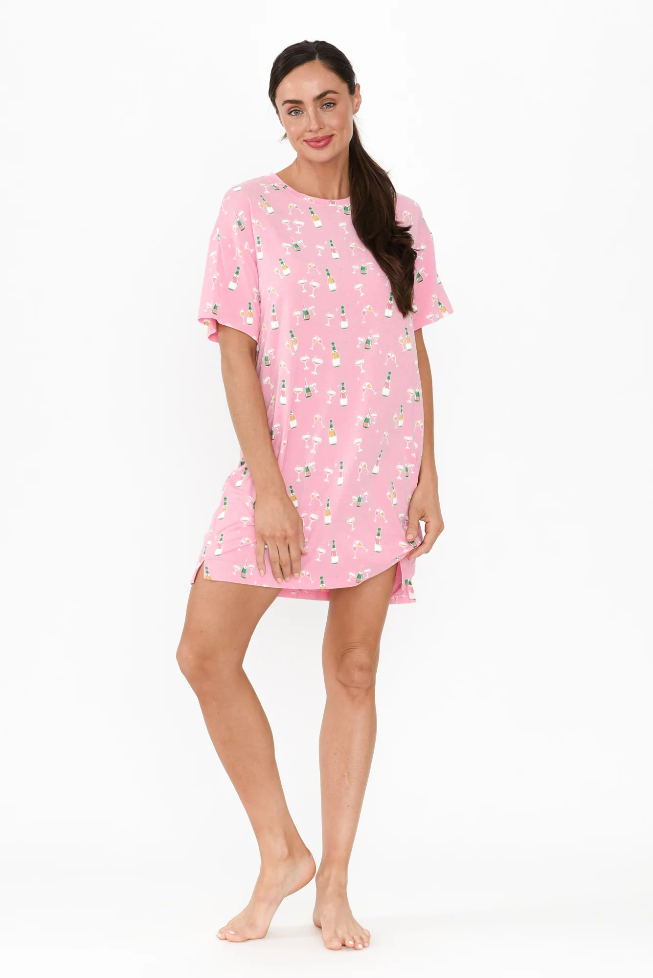 Collie Pink Champagne Bamboo Nightie