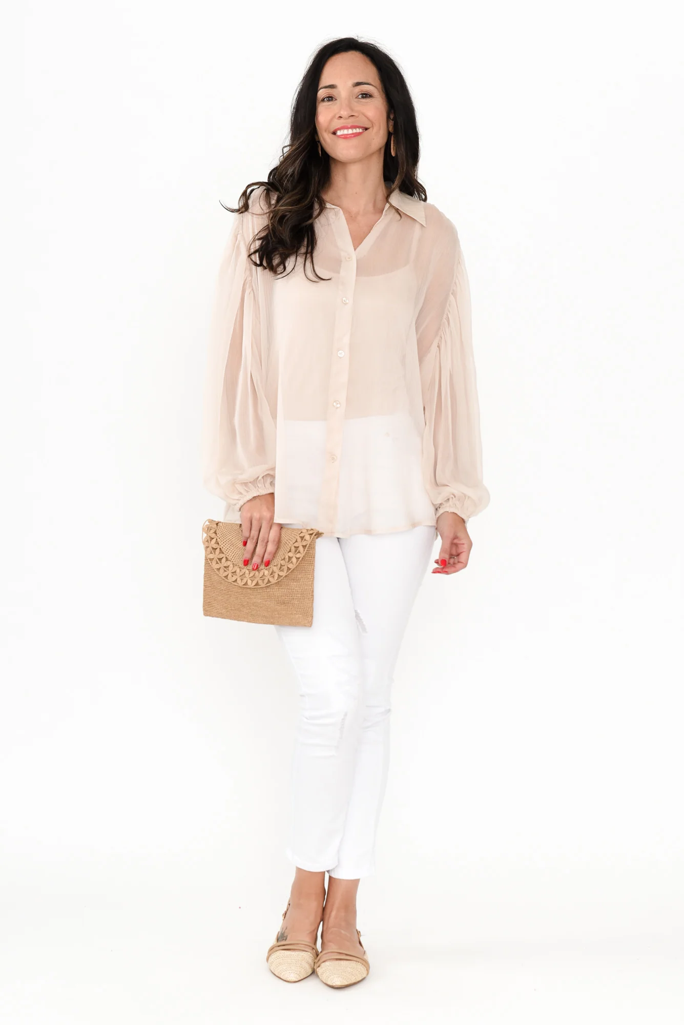 Eden Cream Collared Shirt